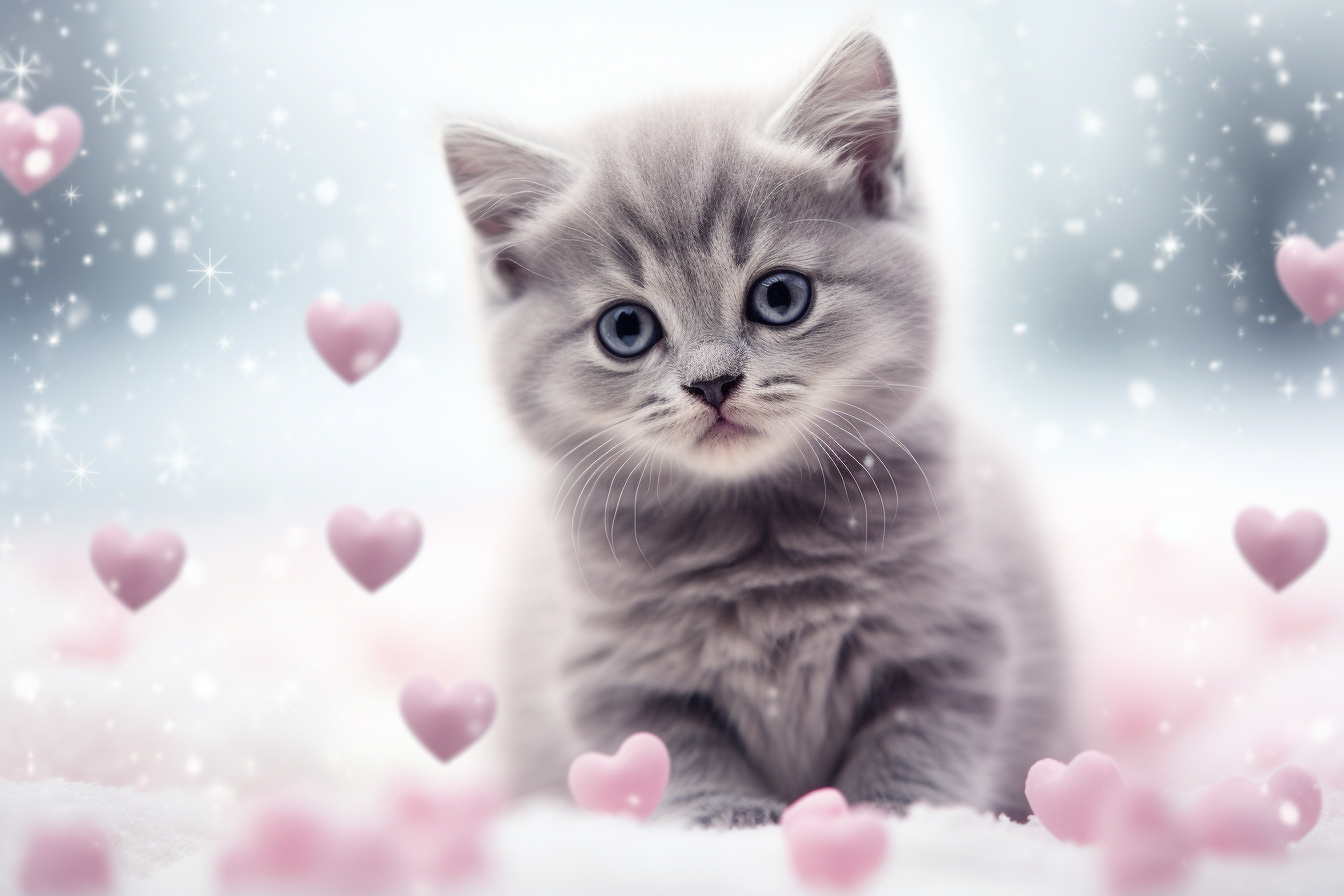 Valentine Kitten