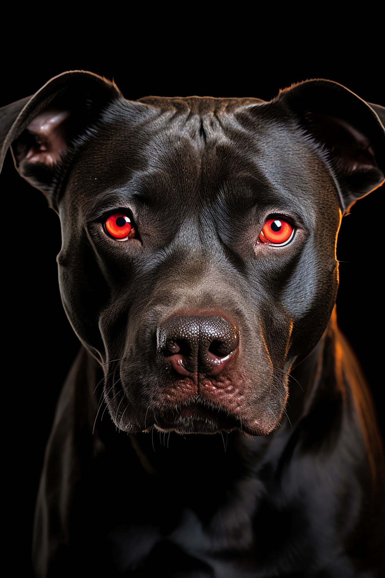 Pitbull dog, canine portrait, domestic pet, animal companion, strong breed, HD Phone Wallpaper
