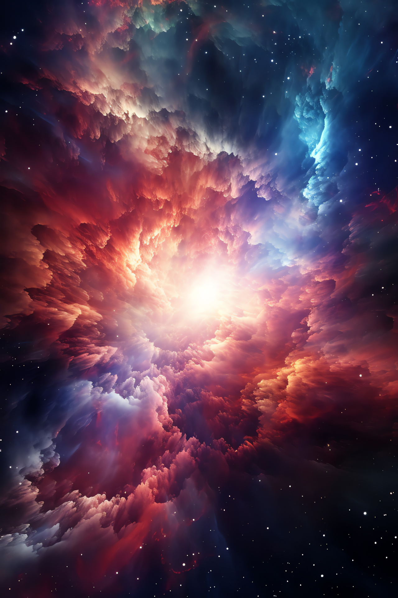 Supernova explosion, Astronomical event, Space phenomenon, Illuminated cosmos, Nebulae aftermath, HD Phone Wallpaper