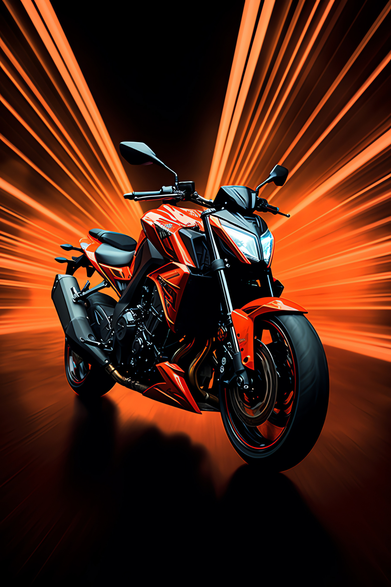 Suzuki GSX-S750, Model year 2017, Wide stance, Sporty motorcycle, Orange accents, HD Phone Wallpaper