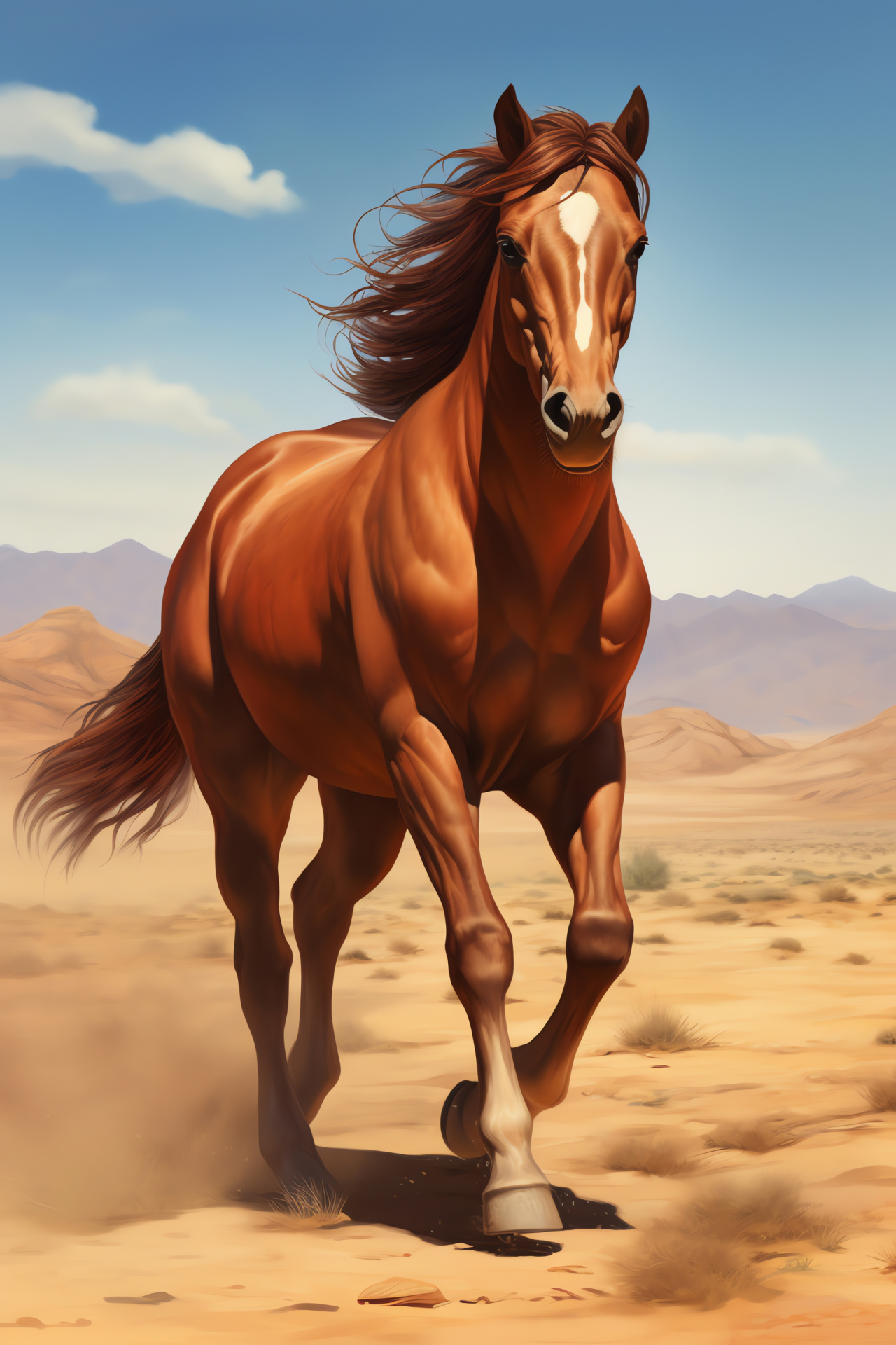 Wild Horse, Glossy equine coat, Pasture roamer, Pristine wilderness, Frontier spirit, HD Phone Wallpaper