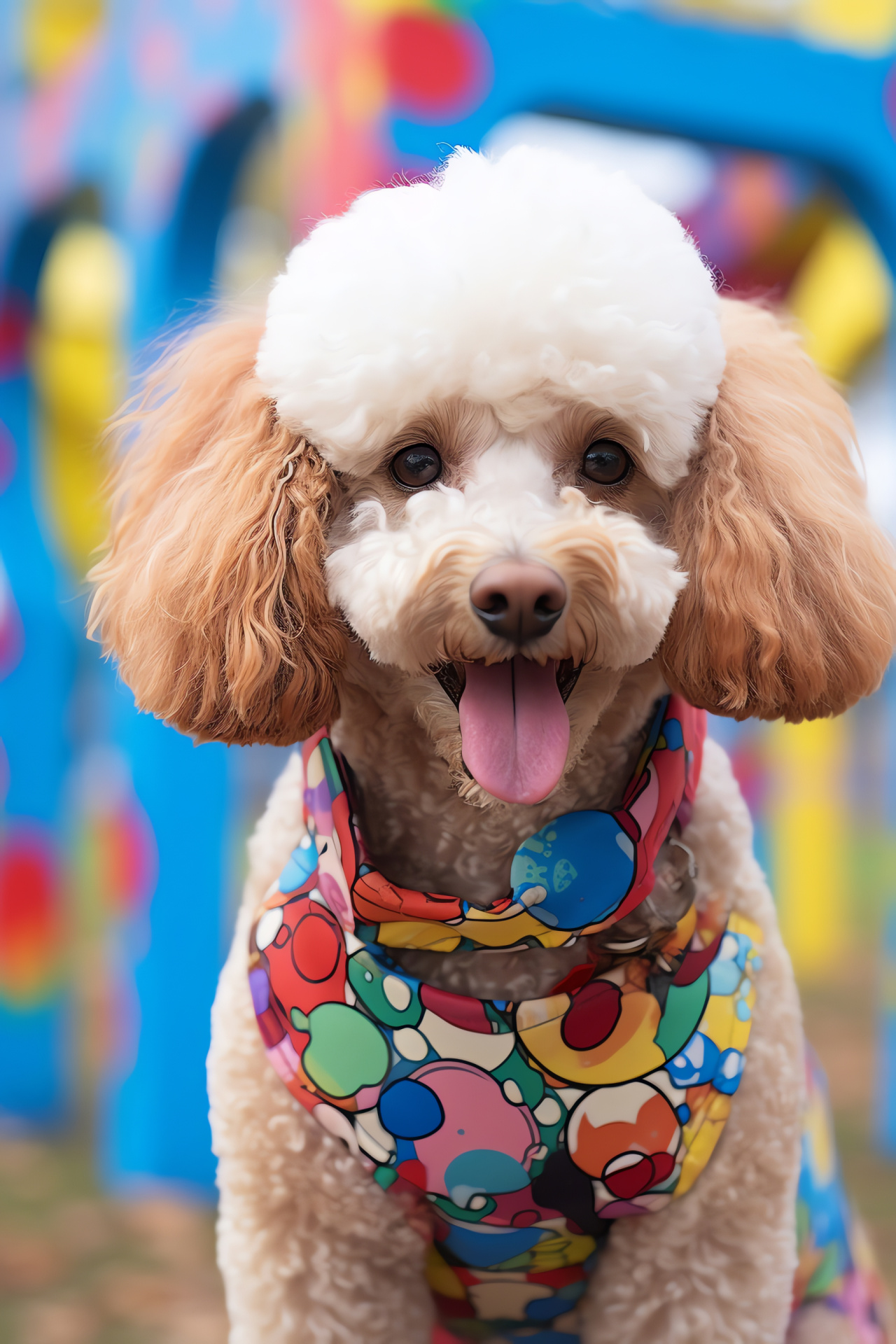 Poodle, intelligent breed, hypoallergenic coat, varied sizes, graceful, HD Phone Image