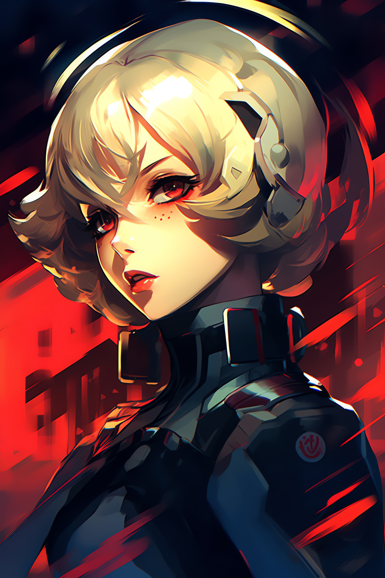 Persona 3 Aigis, Dorm interiors, Residence imagery, S.E.E.S hangout, Evening relaxation, HD Phone Image