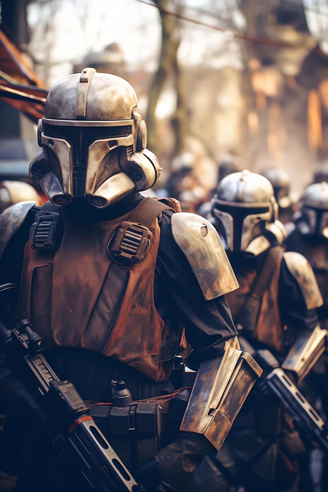 Revenge of the Sith film, Battle of Kashyyyk, Wookiee species, Galactic warfare, Sci-fi epic, HD Phone Image