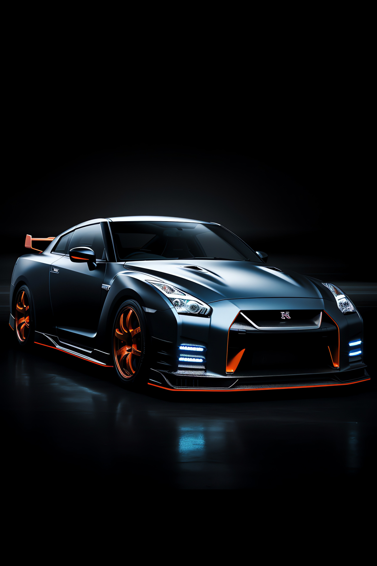 Nissan GTR R35 Nismo, aerodynamic body, contrast colors, performance style, visual impact, HD Phone Wallpaper