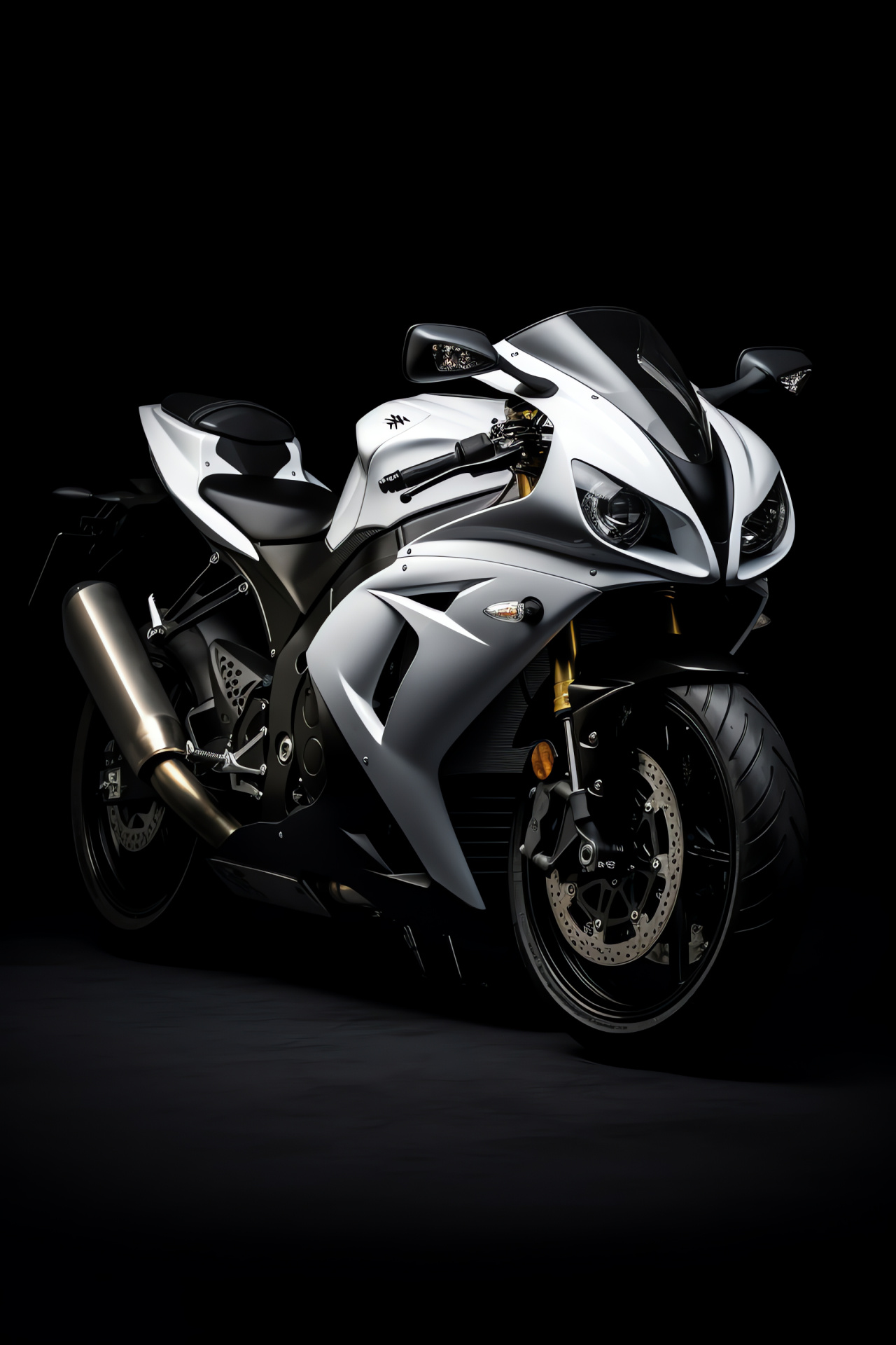 Suzuki GSXR 750 sportbike, High-performance motorcycle, Japanese bike aesthetics, Motorcycling passion, White racing machine, HD Phone Image