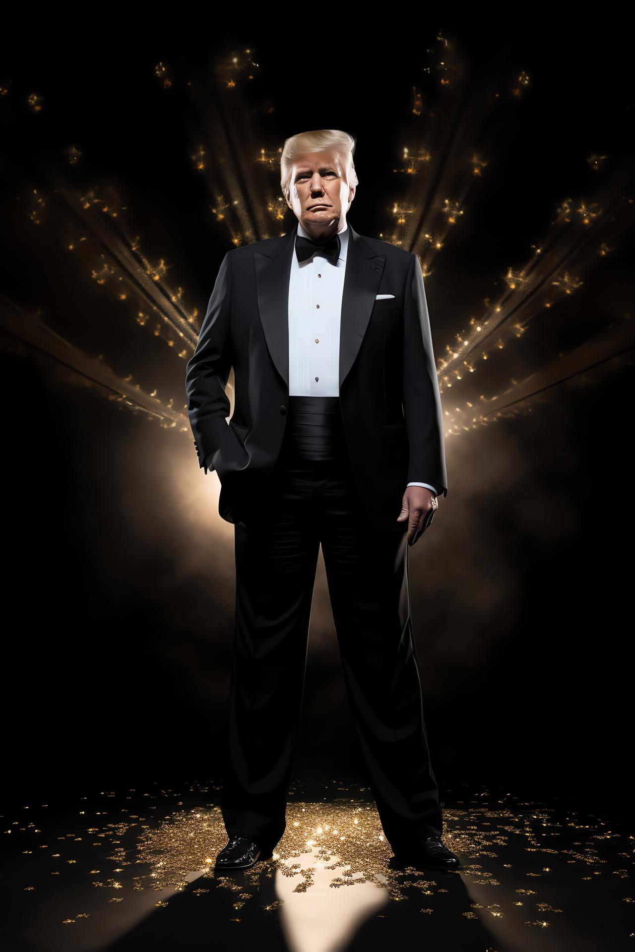 Donald Trump, Pageantry event, Formal wear, Beauty contest, Ceremonial stage, HD Phone Wallpaper