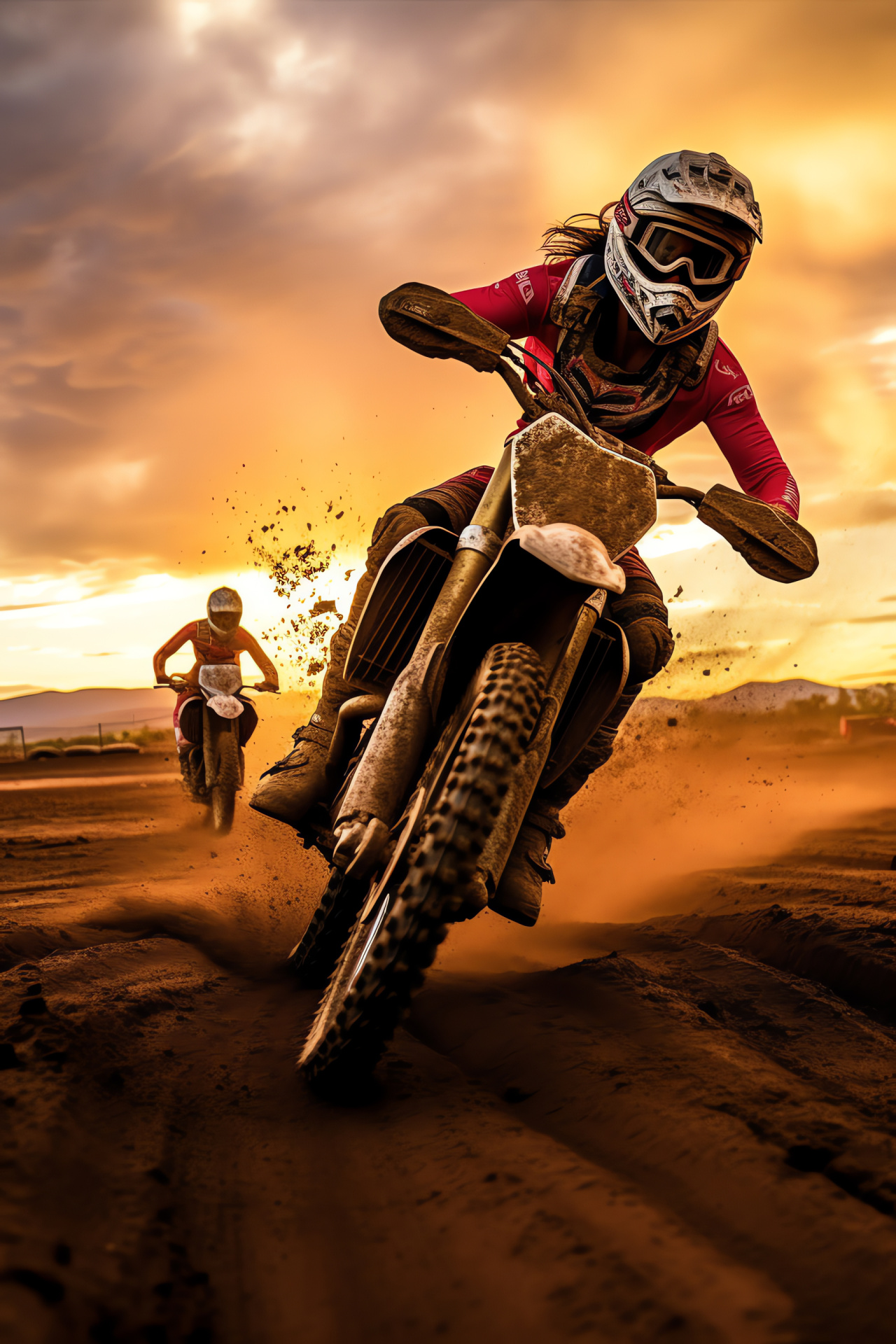 Enduro challenge, Arizona setting, Extreme terrain, Off-road biking, Desert hues, HD Phone Image