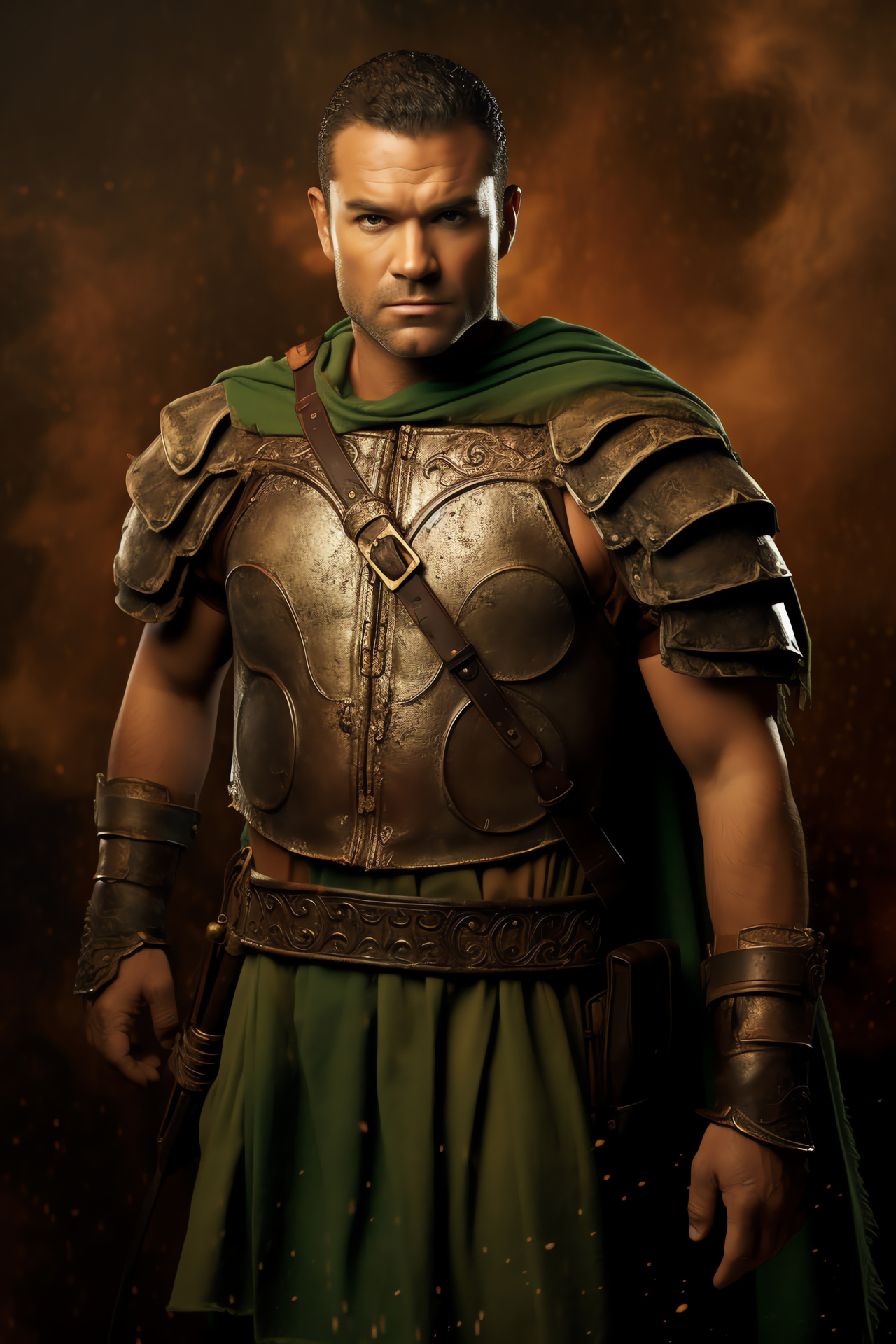 Nick Tarabay portrayal of Ashur, Betrayal-themed role, Gladiator drama series, Roman period costume, Significant TV character, HD Phone Wallpaper