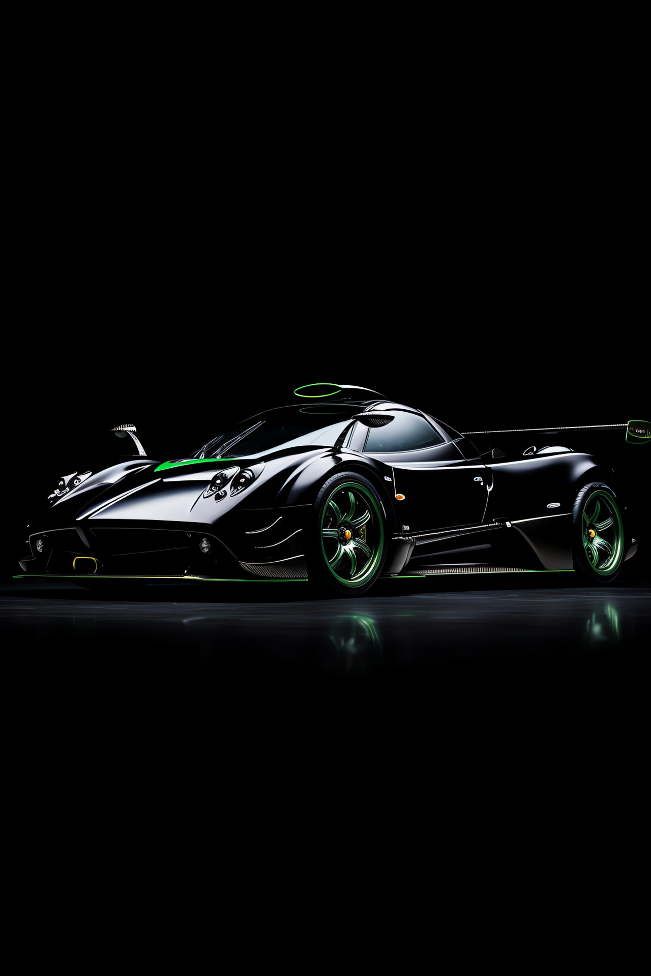 Pagani Zonda F, Profile view, High-performance sports car, Engineering precision, Italian grandeur, HD Phone Wallpaper