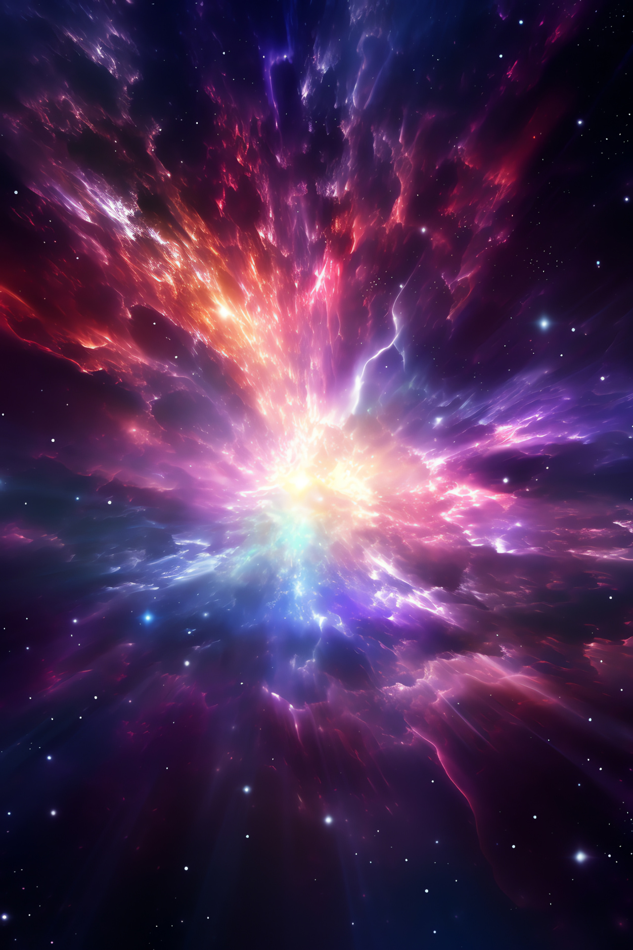 Cosmic supernova, Stellar explosion, Star life cycle, Galactic event, Astronomy spectacle, HD Phone Wallpaper