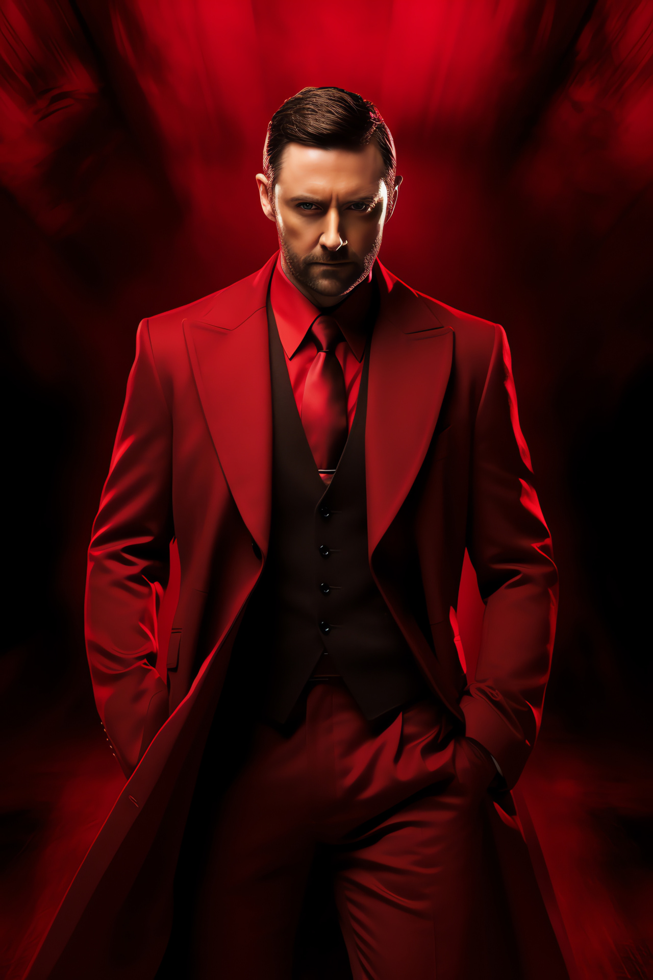 Richard Armitage, Cinematic portrayal, Dr. Alec Track, Expressive visage, Imposing actor profile, HD Phone Image