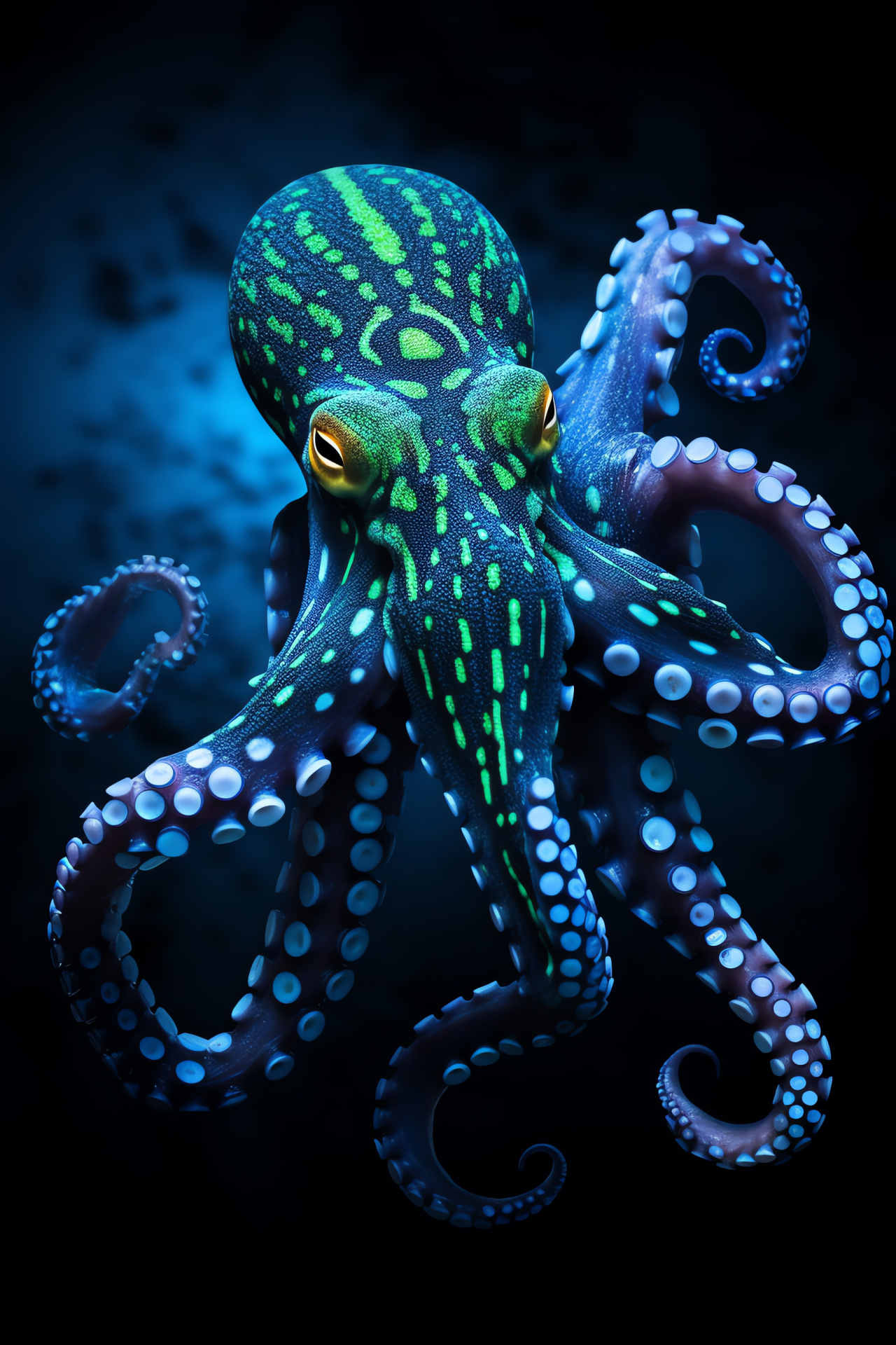 Aquatic Octopus, Marine Navigator, Fluid Movement, Coastal Creature, Ocean Dwellers, HD Phone Wallpaper