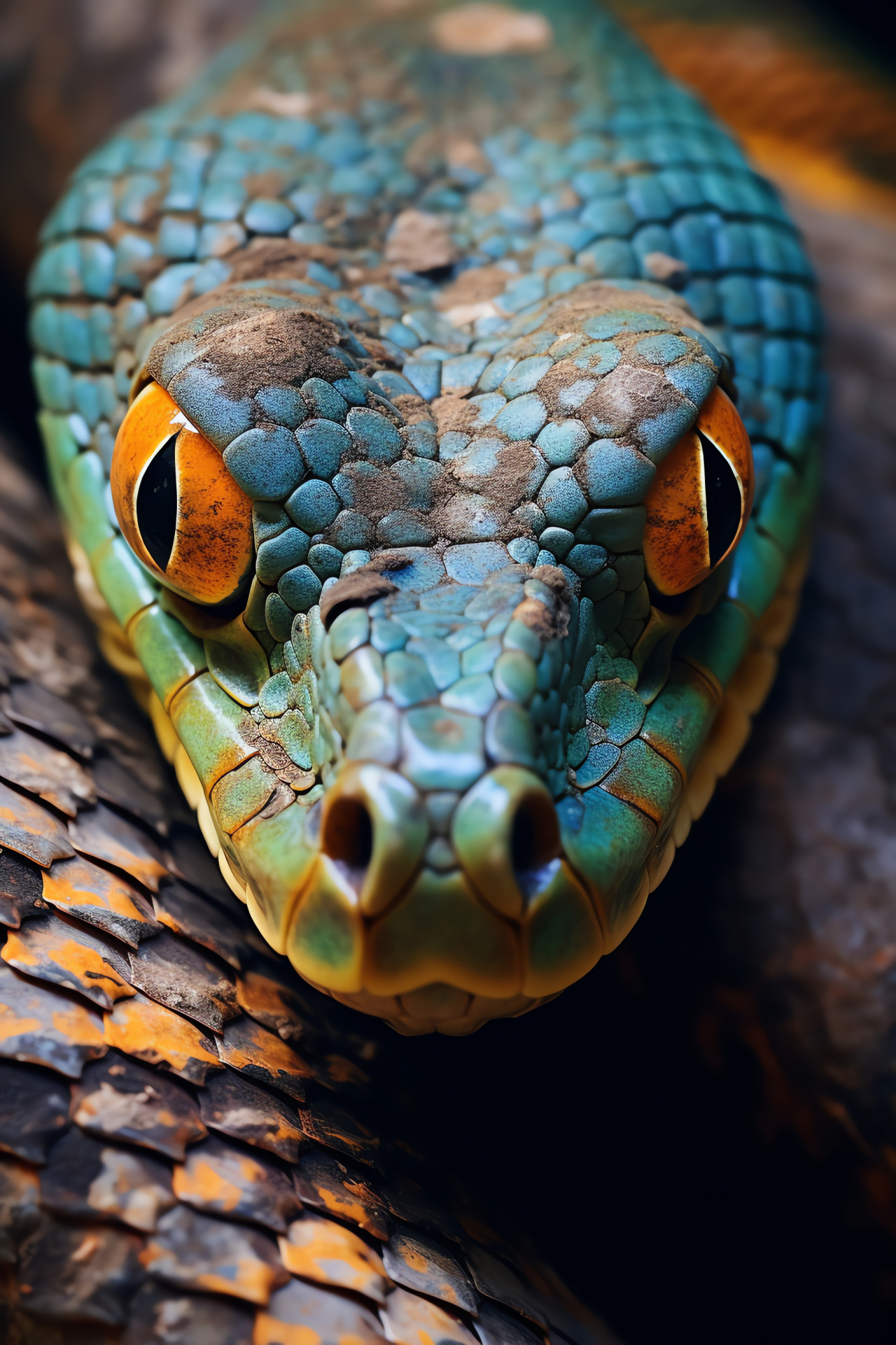 Serpentine eyes, Reptilian wilds, Scales texture, Reptile sanctuary, Wilderness serpents, HD Phone Wallpaper