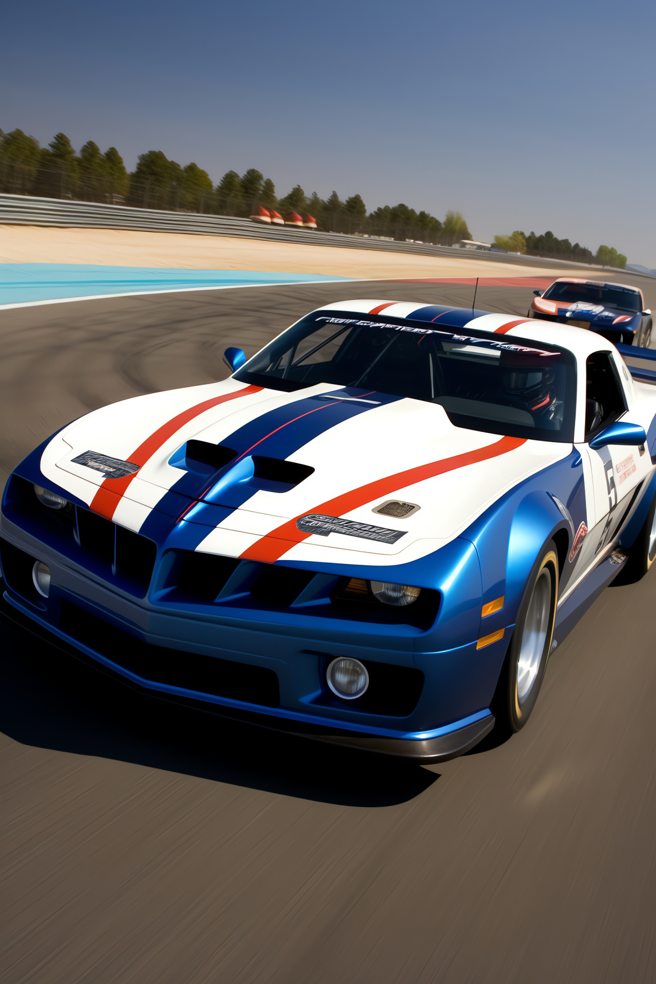 Pontiac Firebird, race edition, competition setup, motorsport coloring, high-speed aerodynamics, HD Phone Wallpaper