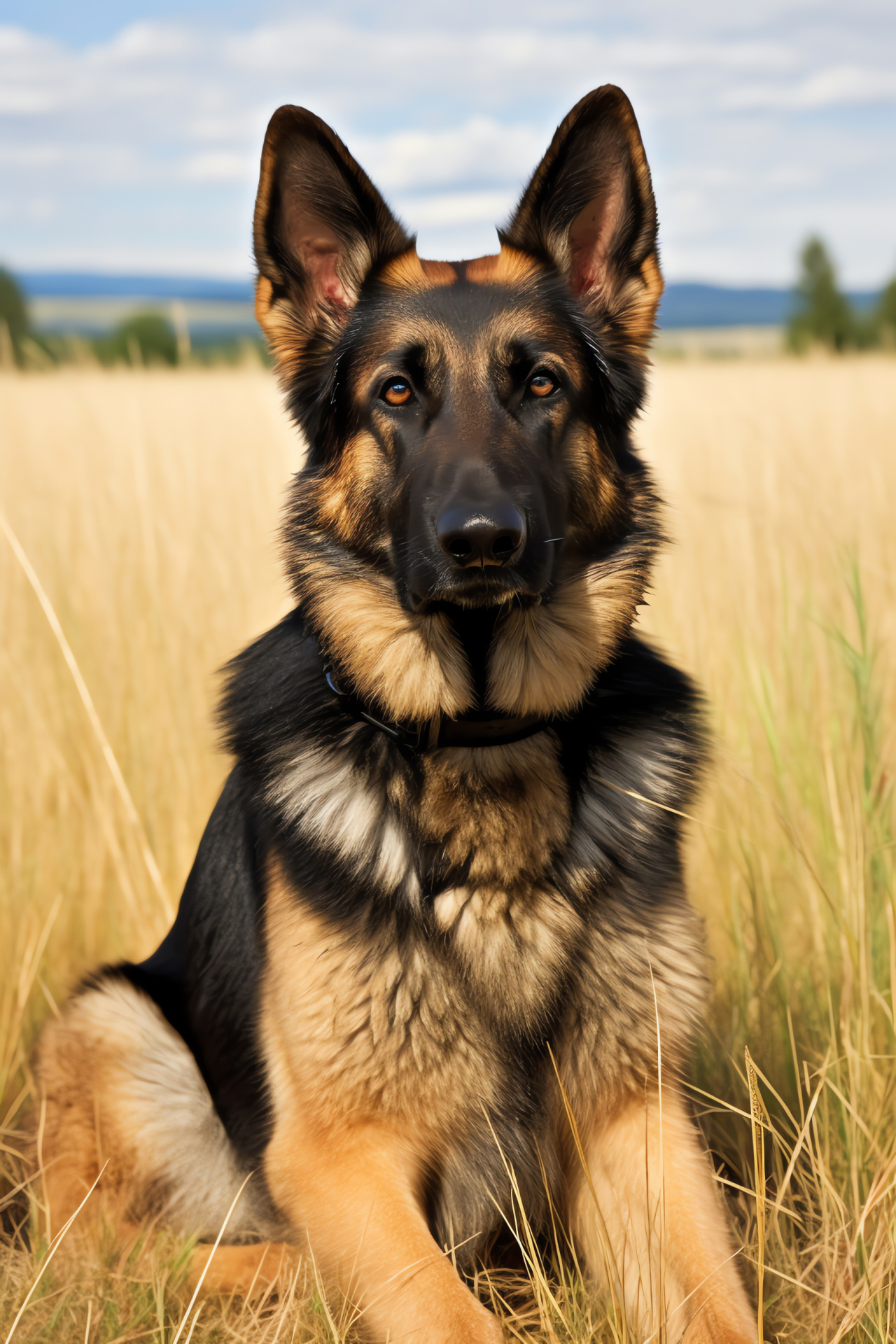 Police K-9 unit, German Shepherd breed, Working dog, Law enforcement animal, Shepherd markings, HD Phone Wallpaper