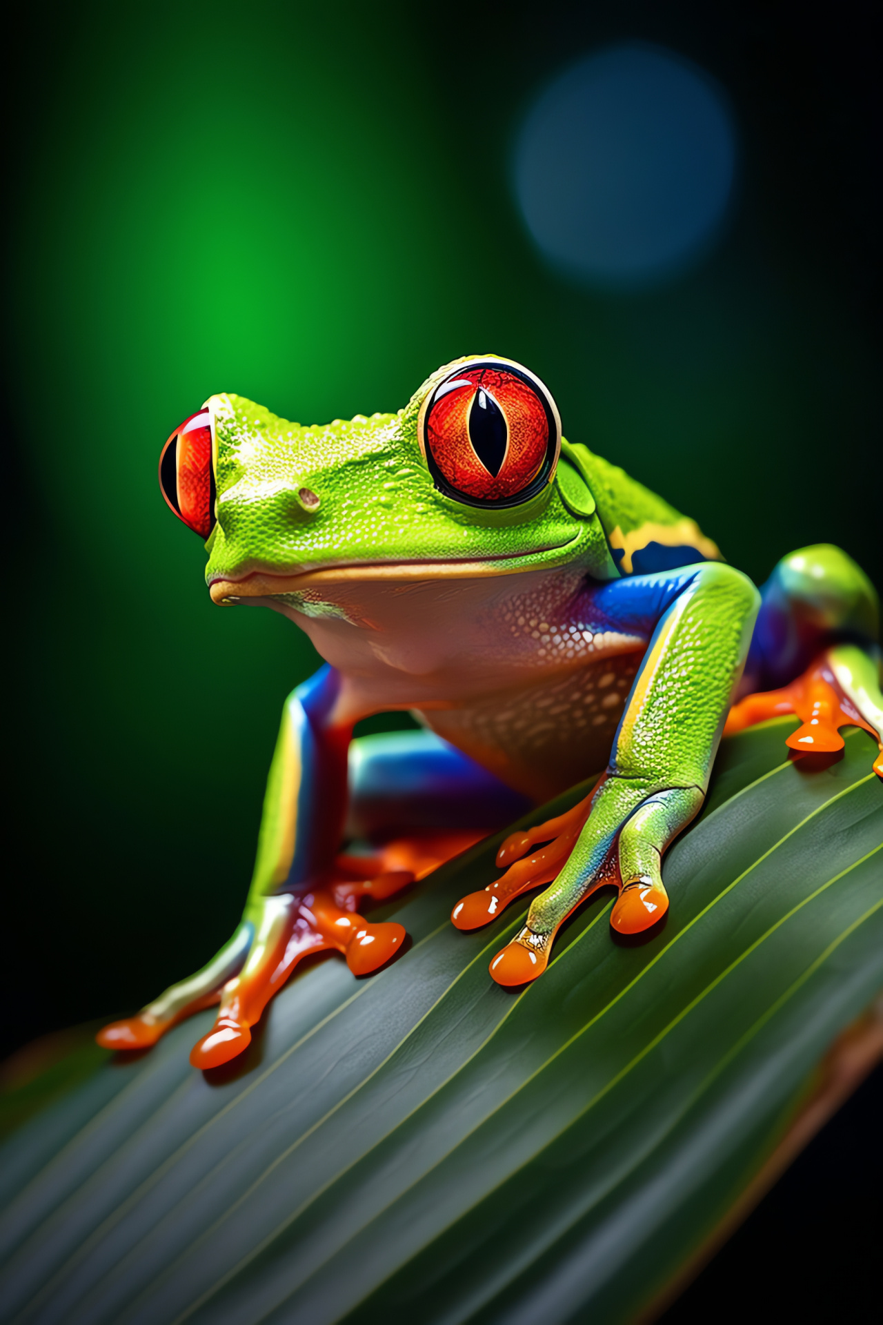 Amphibian, Tree Frog, Rainforest ecosystems, Vibrant markings, Nature, HD Phone Image