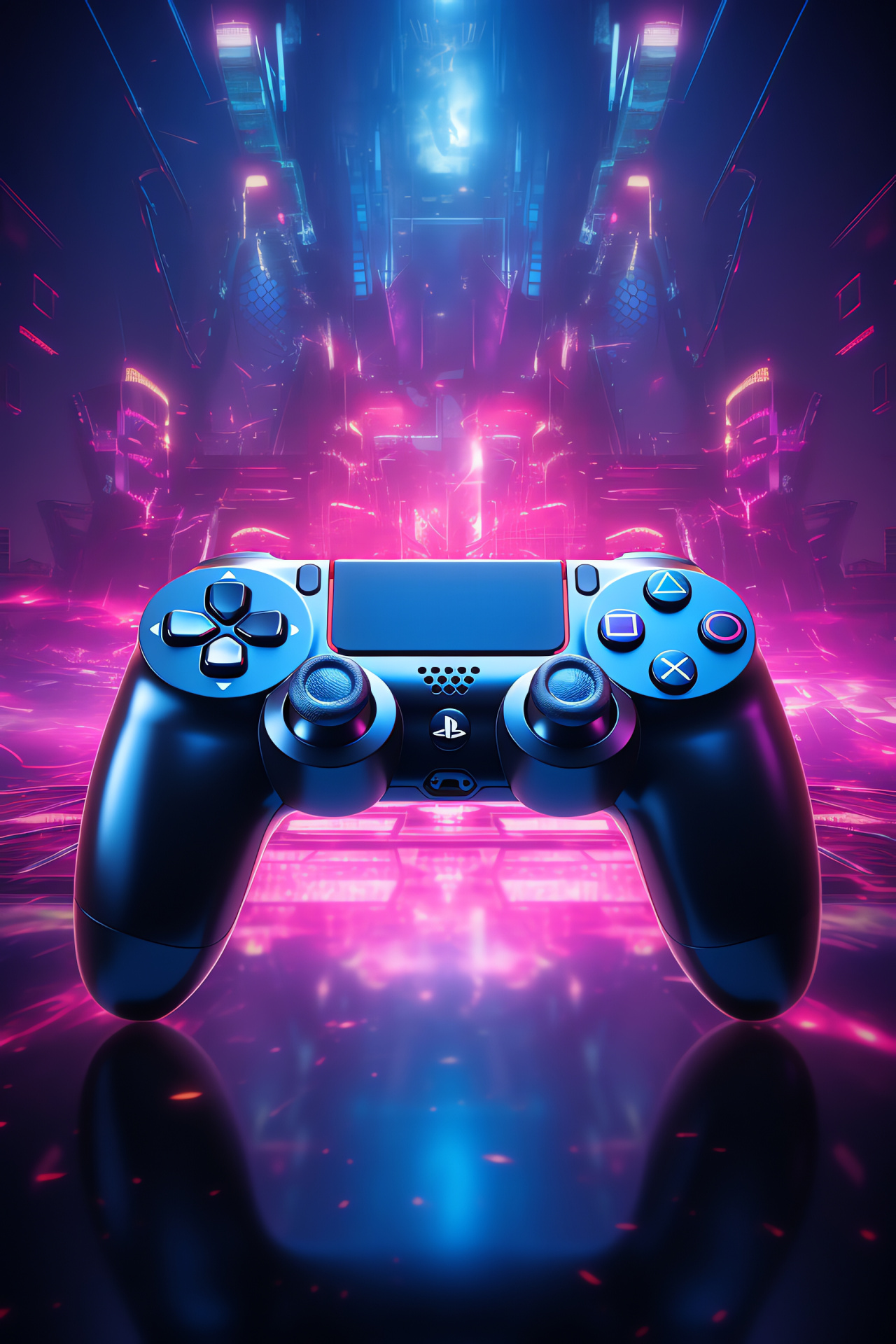 Playstation gaming, esports competition, professional league, strategic play, concentrated gamers, HD Phone Image