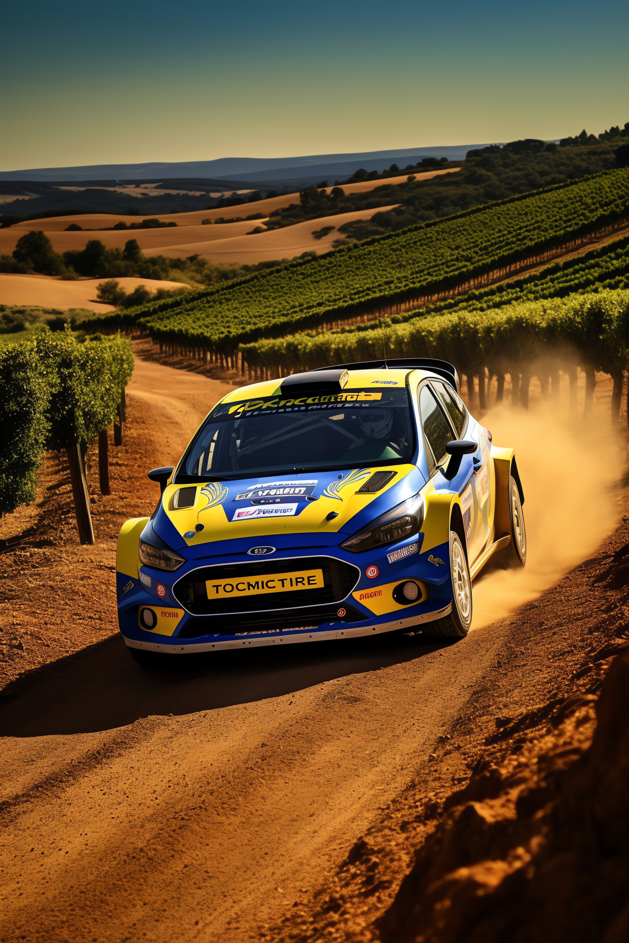 Rally car competition, Rally race, Portuguese roads, Competitive motorsports, European countryside, HD Phone Wallpaper