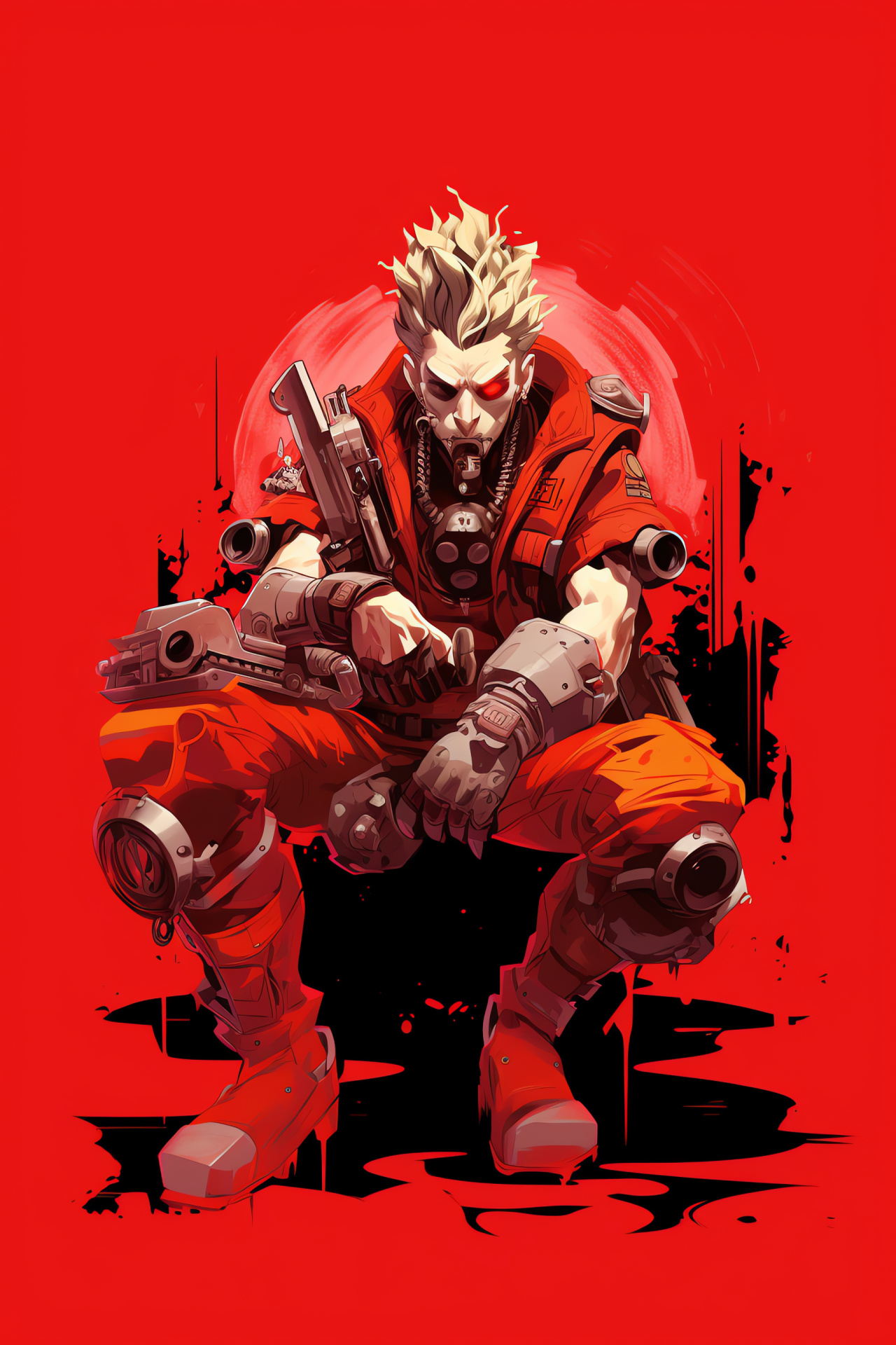 Chaotic Junkrat, Explosive Gameplay, Overwatch Pyromaniac, Anarchistic Mayhem, Heat of Battle, HD Phone Wallpaper