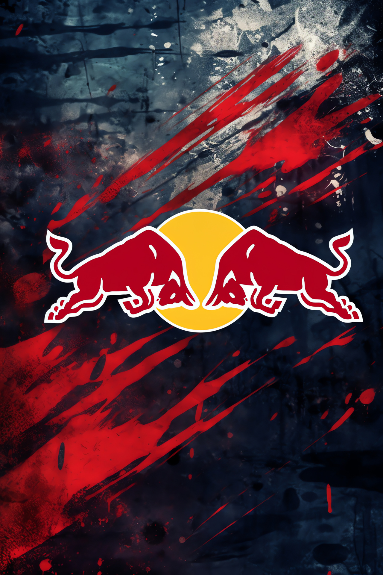 Red Bull graffiti, Artistic spray, Street style, Urban energy branding, Canned refreshment, HD Phone Wallpaper