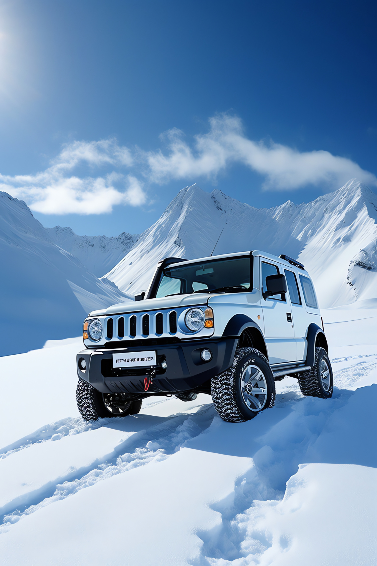 Suzuki Jimny Sierra 4x4, Hokkaido exploration, Winter off-road, Japan automotive, Snow driving experience, HD Phone Image