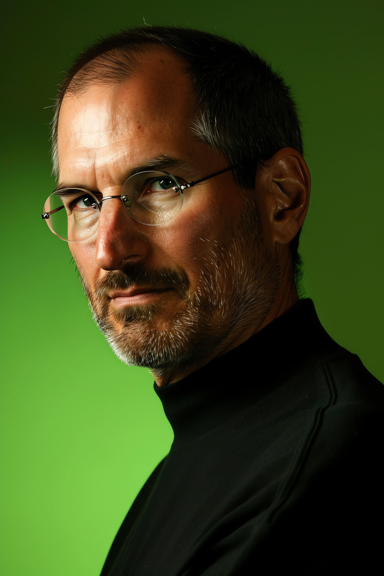 Innovator Steve Jobs, Personal computer evolution, Leader of Apple, Technological enthusiasm, Unrelenting drive, HD Phone Image