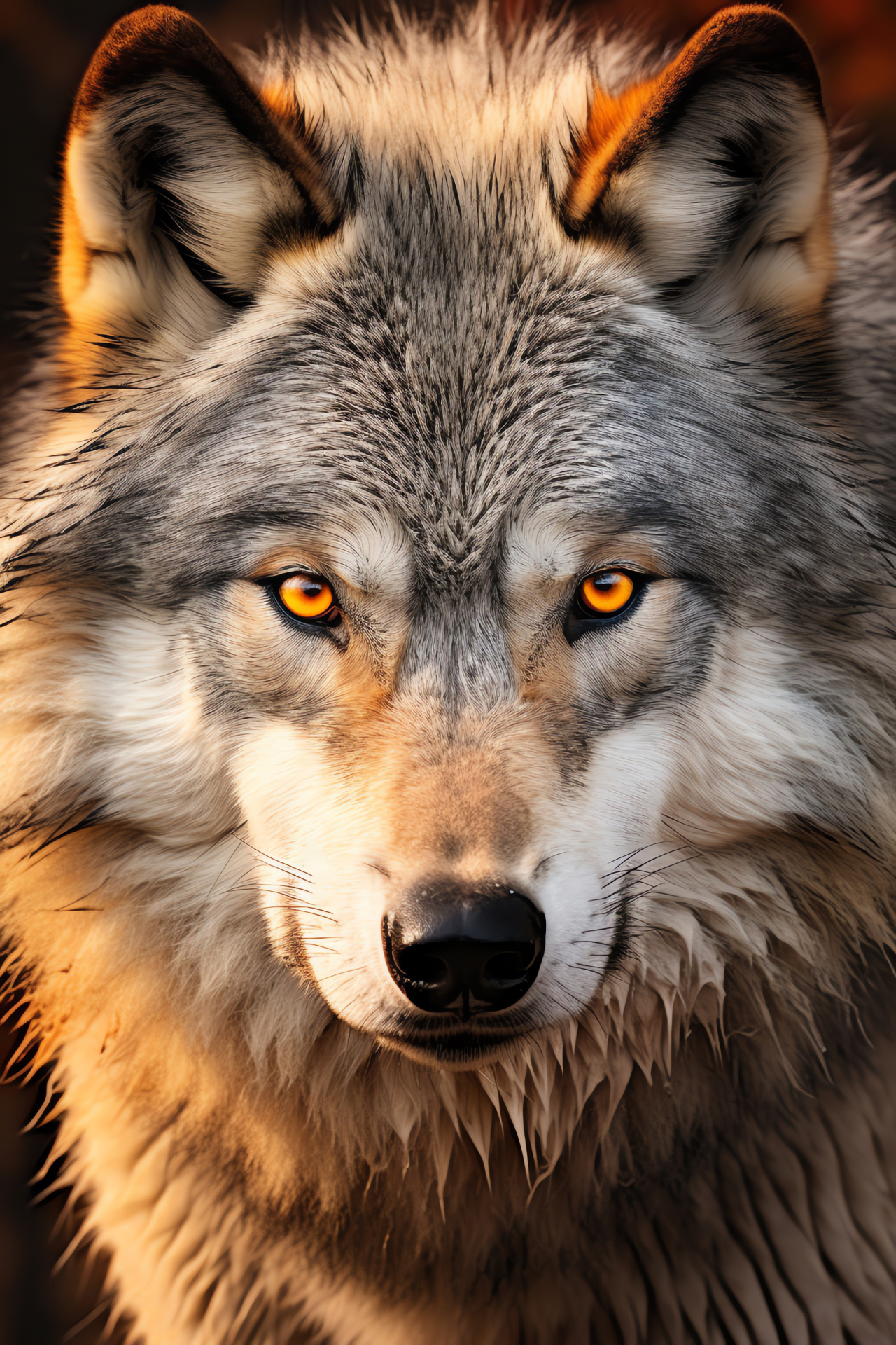 Wolf species, Gray wolf, White wolf, Black wolf, Amber-eyed Canis lupus, HD Phone Wallpaper