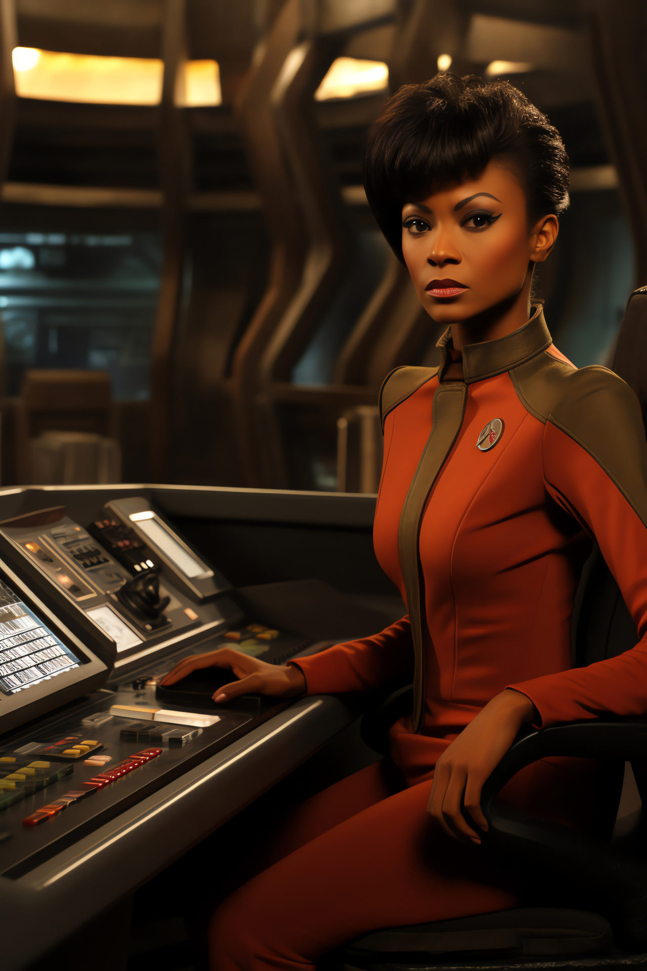 Communicator Uhura of NCC 1701, Trek series regular, Nichelle Nichols actress, Starfleet interface, Galactic communicator , HD Phone Image