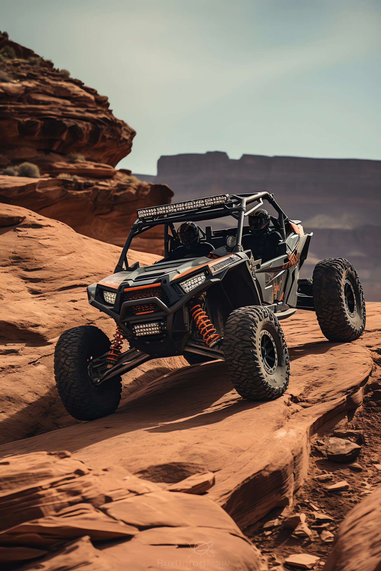 Polaris RZR Moab terrain, RS1 off-road, Utah's rugged landscape, Adventurous trails, Rock crawling special, HD Phone Image