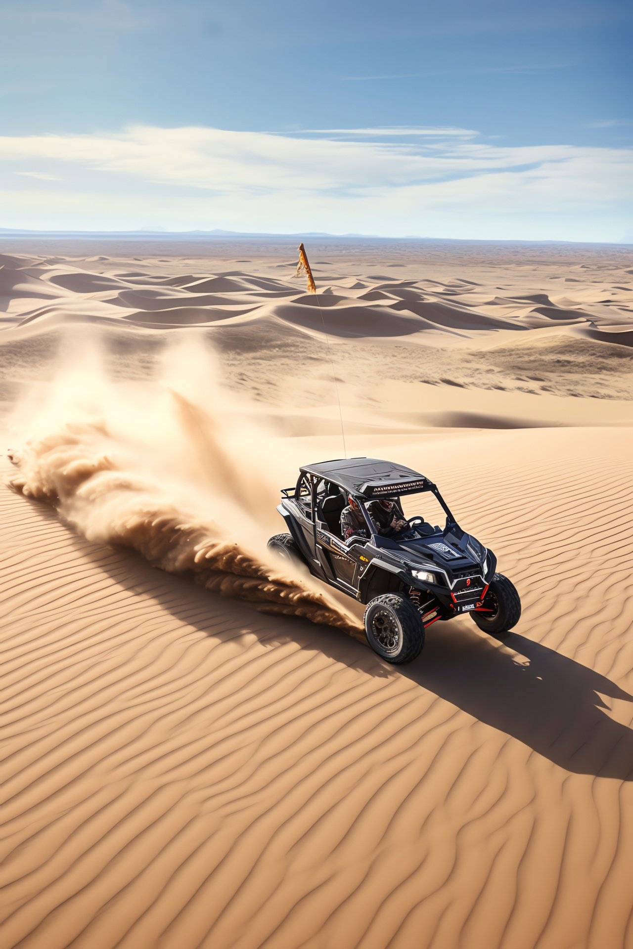 Polaris RZR, Dune athlete, Silver Lake fun, Sand drifts, Terrain conqueror, HD Phone Image