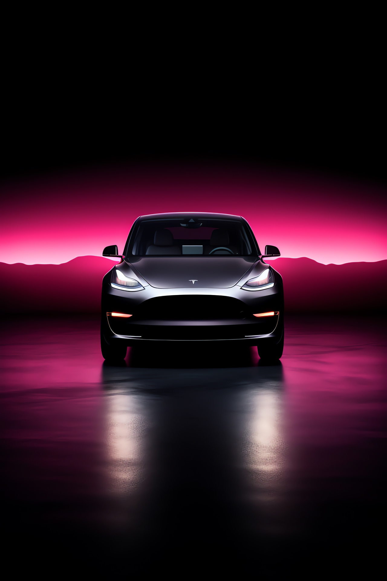 Tesla Model Y black, Electric SUV, Sustainable transport, Groundbreaking design, Clean energy vehicle, HD Phone Image