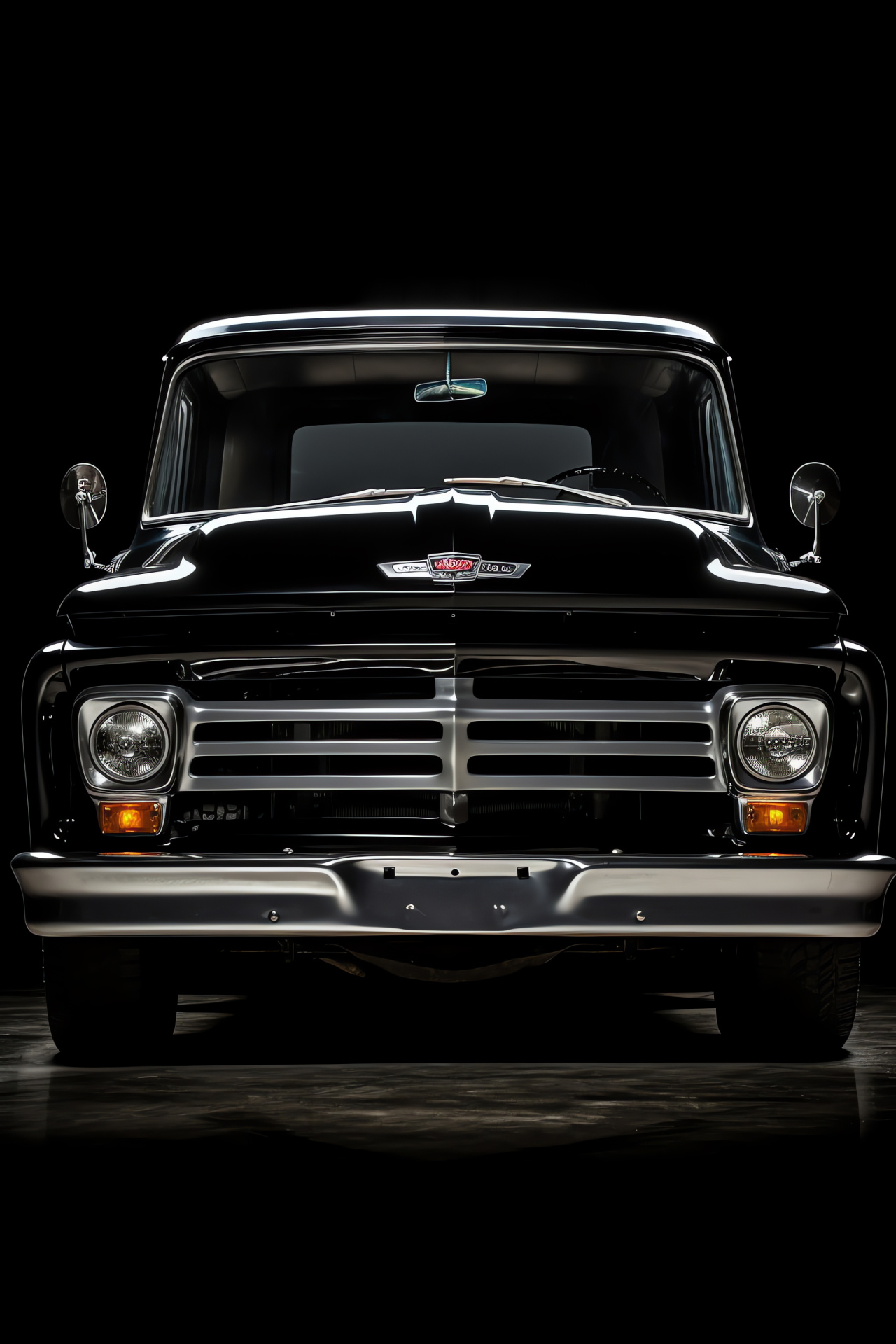 Antique Ford F-900, Iconic Ford model, Collectible auto, Classic trucks, Bold design, HD Phone Wallpaper