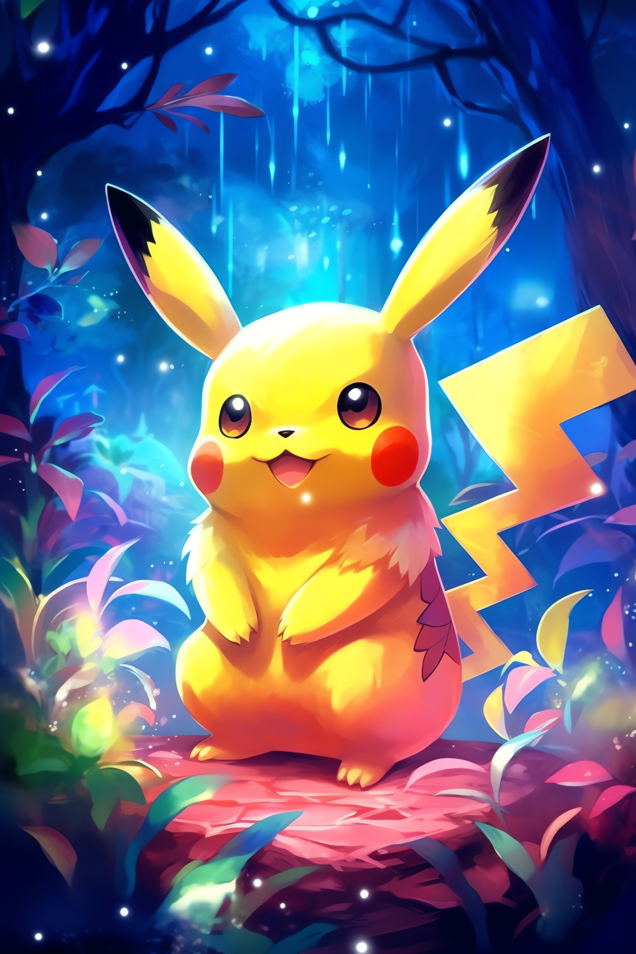 Pokemon companion, Pikachu charm, Electric mascot, Cheery face, Pokemon species, HD Phone Wallpaper