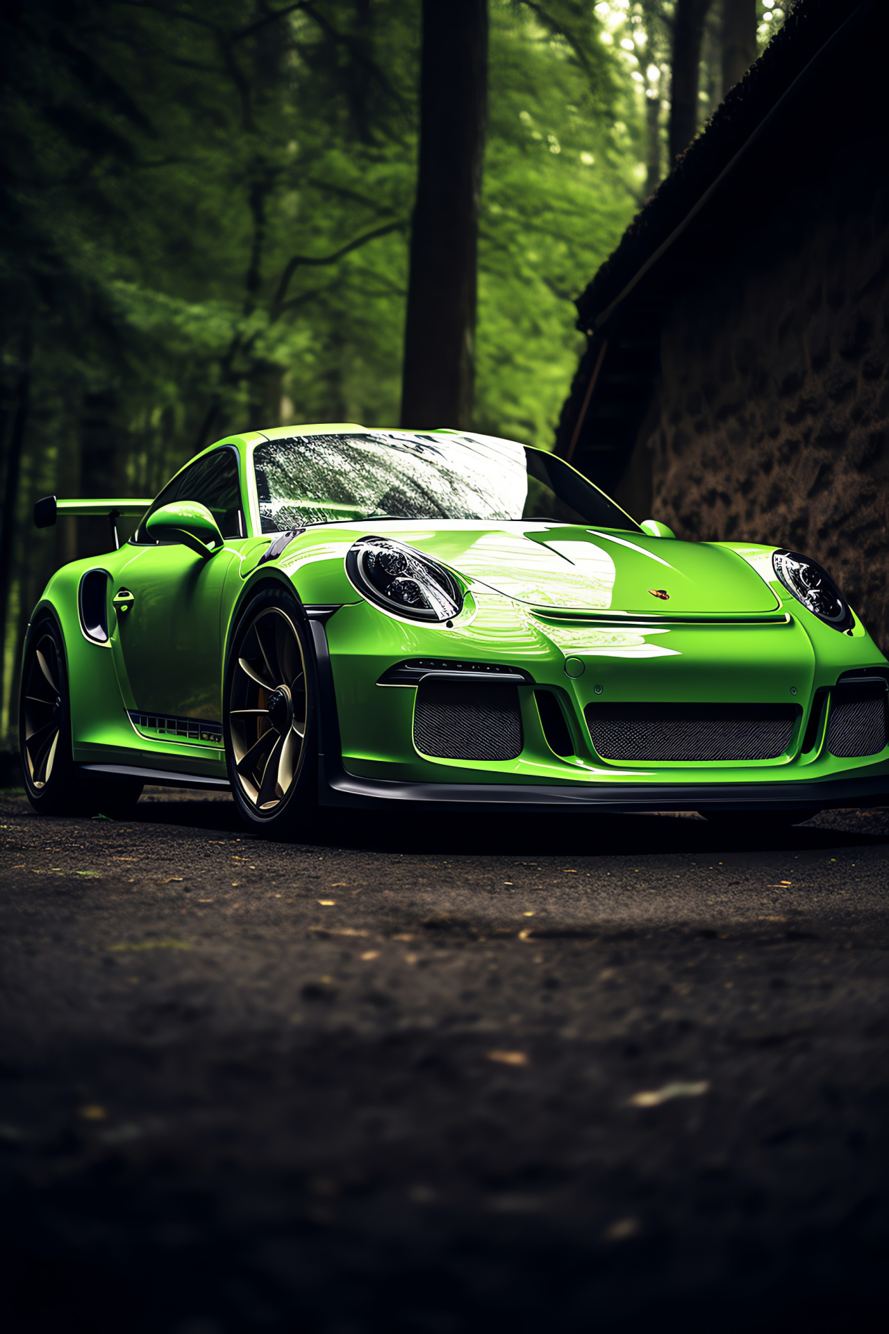 Porsche GT3 on Nordschleife, GT3 RS performance, Legendary track prowess, Green Hell motorsport, Dynamic racing capture, HD Phone Image