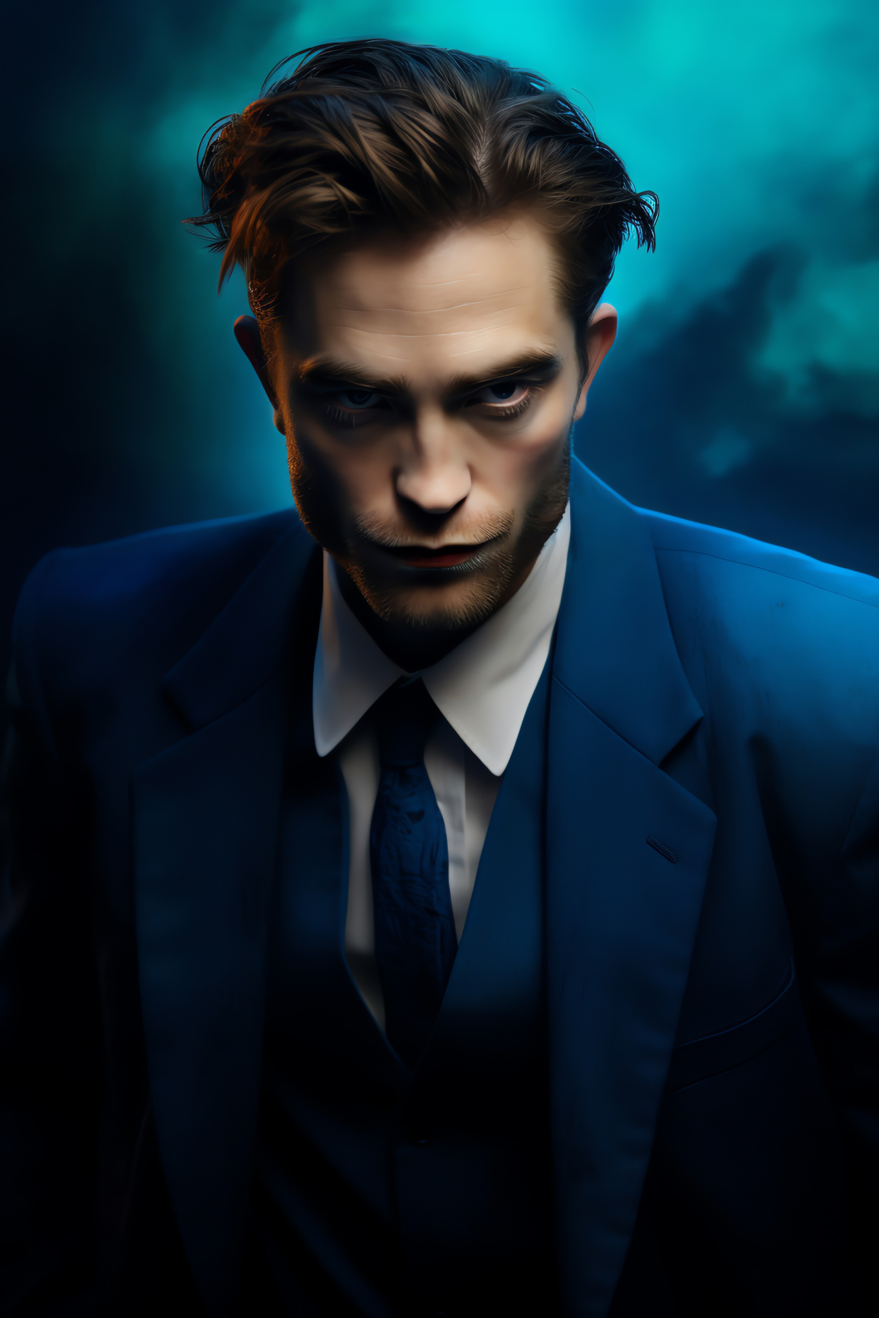 Robert Pattinson, British actor, Surreal portrayal, Historical figure, Untamed hairstyle, HD Phone Wallpaper