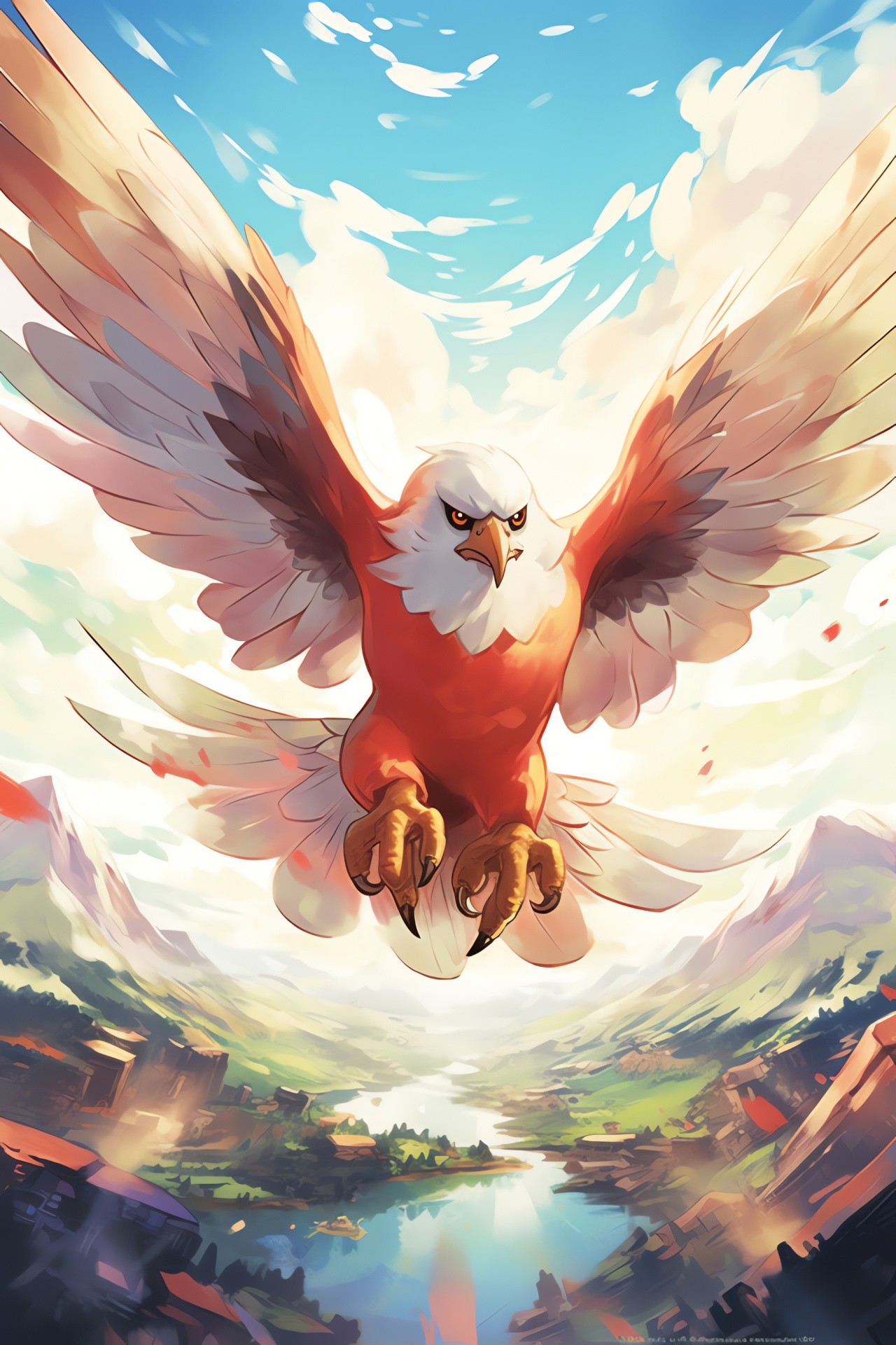 Pidgeot species, Flying type Pokmon, Kanto region fauna, Avian features, Pokmon battles, HD Phone Wallpaper