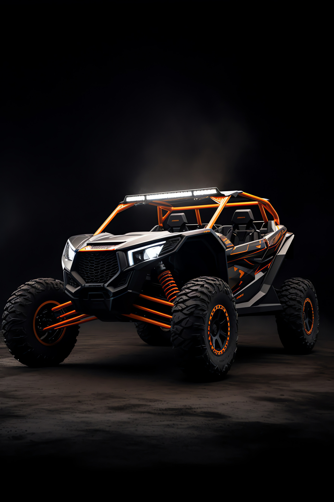 Polaris Rzr Pro XP 4 Turbo S, Vibrant off-road vehicle, Family adventure UTV, High-performance side-by-side, Orange allure, HD Phone Wallpaper