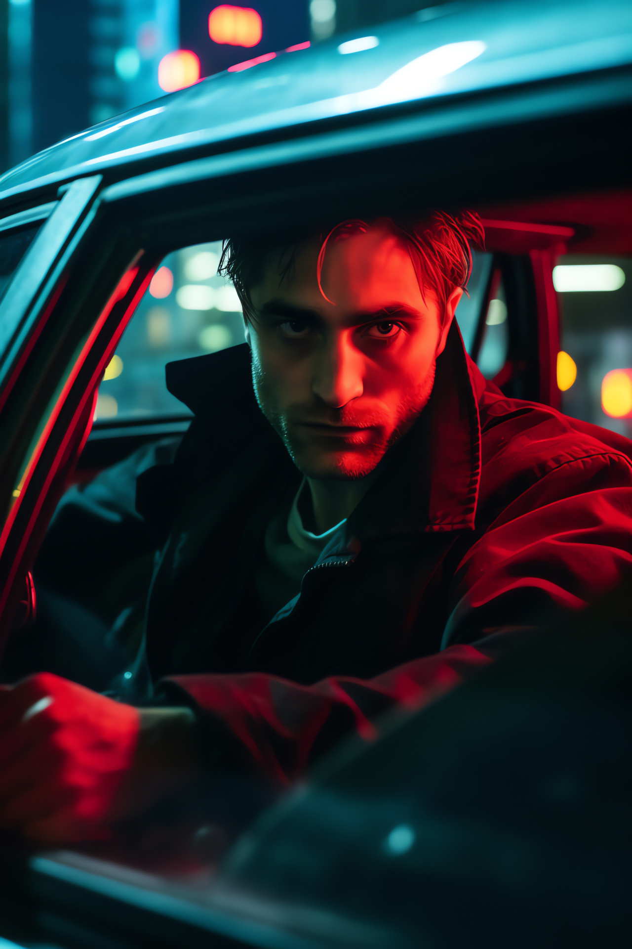 Rob Pattinson role, High-stakes thriller, Metropolitan chase, Crime film plot, Urgent narrative, HD Phone Image