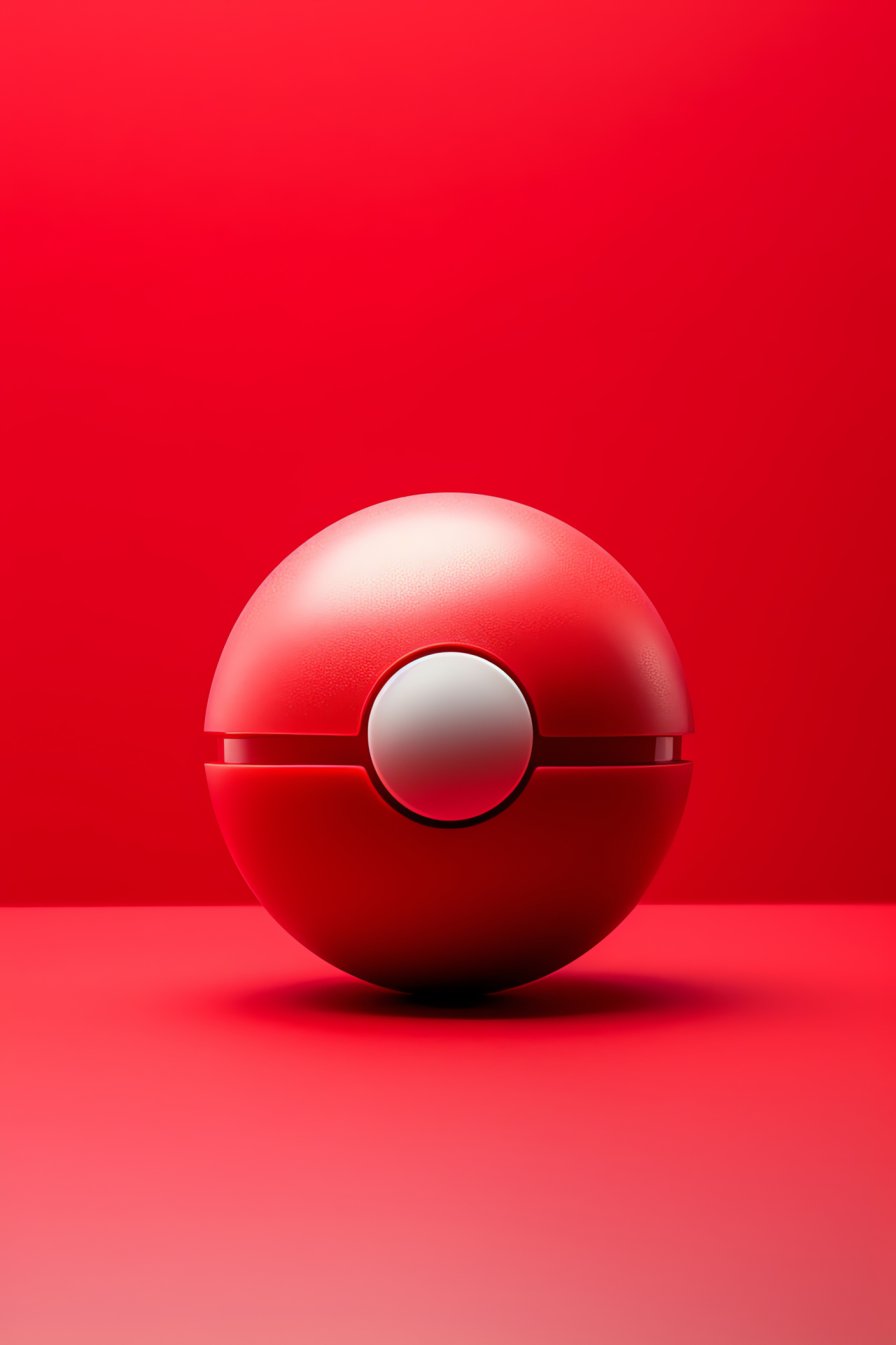 Pokeball, Forest backdrop theme, Pokmon trainers' gear, Encapsulated capture device, Red-capped orb, HD Phone Image