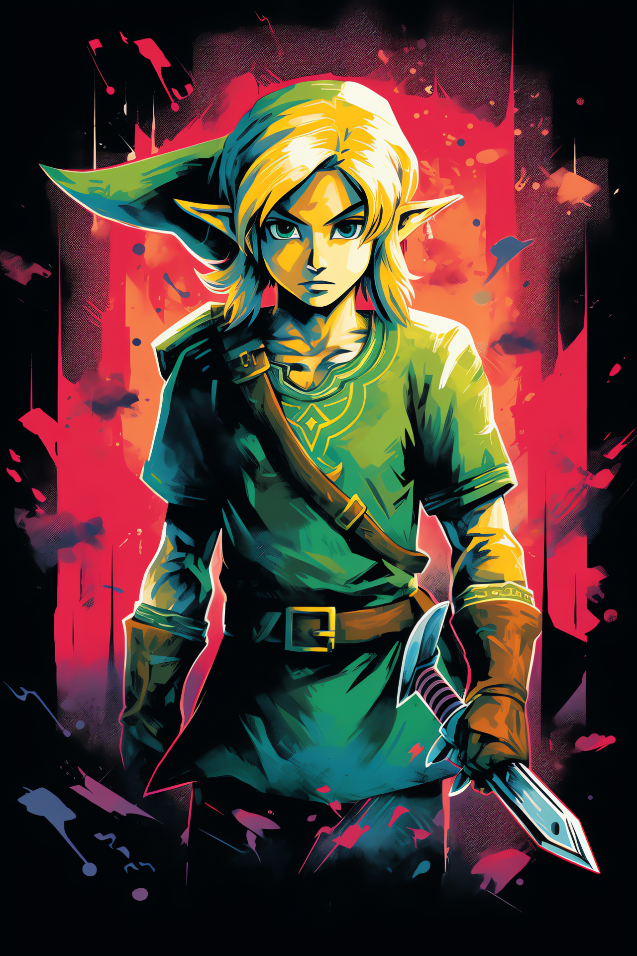 N64 Gaming, Character Link, Hyrule Warrior, Zelda series, Legendary sword, HD Phone Wallpaper