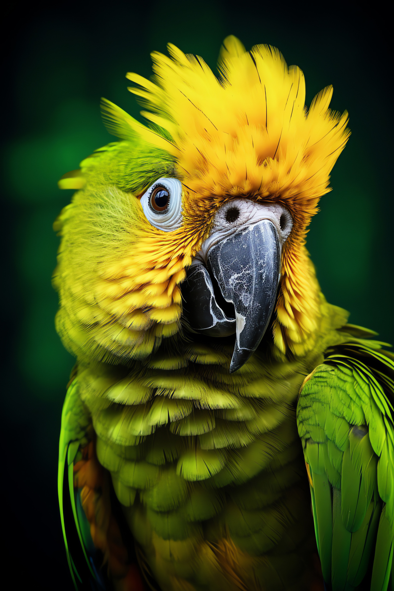 Vivid parrot, Tropical avifauna, Exotic wildlife, Greenery delight, Avian charm, HD Phone Wallpaper