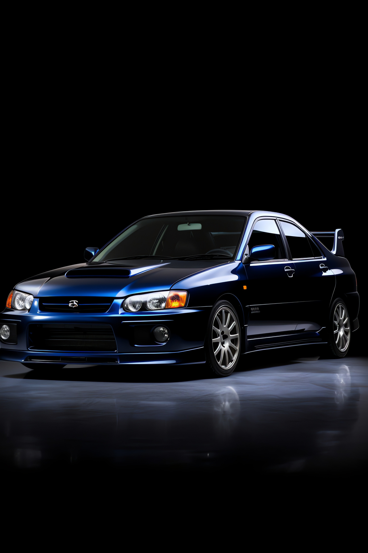 Subaru Impreza 22B, racing blue favorite, cherished performance legend, heritage-rich design, collector's dream, HD Phone Image