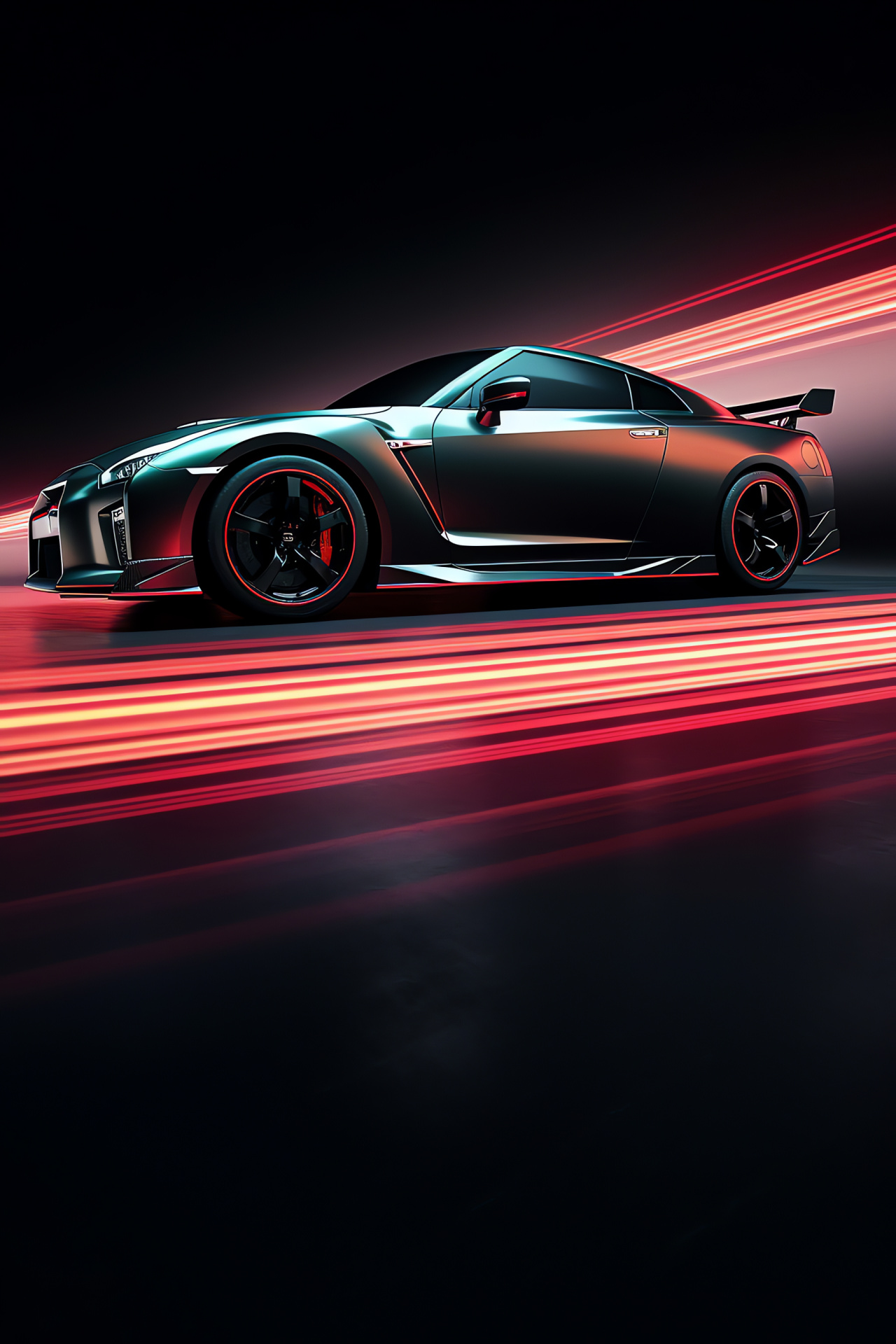 NISMO GT-R, High-speed vehicle, Performance model, Automotive detailing, Sleek profile, HD Phone Image