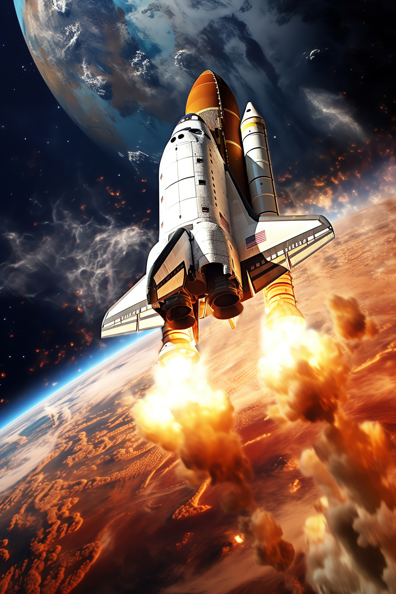 Reentry dynamics, Heated descent, Frictional glow, Aeronautics agility, Atmospheric science, HD Phone Wallpaper