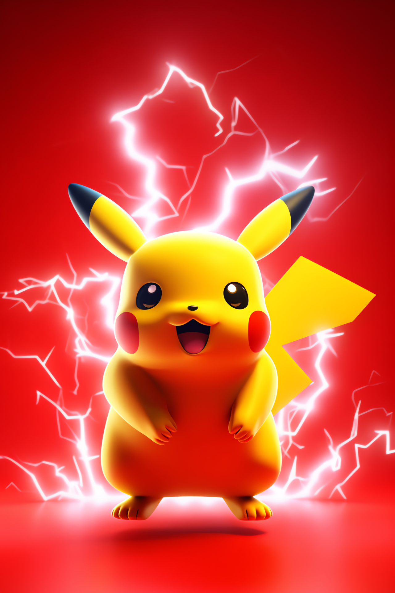 Nintendo 64 Pikachu character, Electric type Pokmon, Pikachu N64 graphics, Pokmon battle stance, Playful Pokmon expression, HD Phone Wallpaper