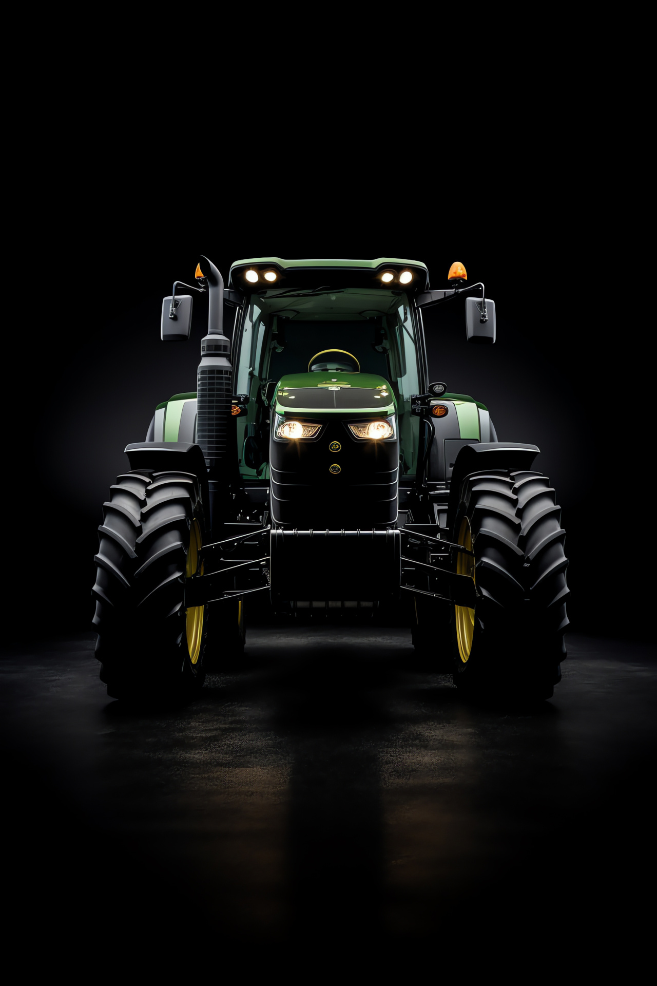 Tractor John Deere 5R, Agriculture machinery, High-precision farming, Agri-tech innovation, Modern farm equipment, HD Phone Wallpaper