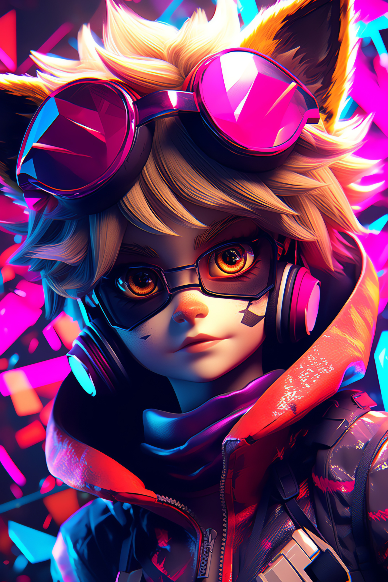Tristana game persona, Gunner champion, Vibrant LoL character, Fantasy battlefield, Gaming scene, HD Phone Image