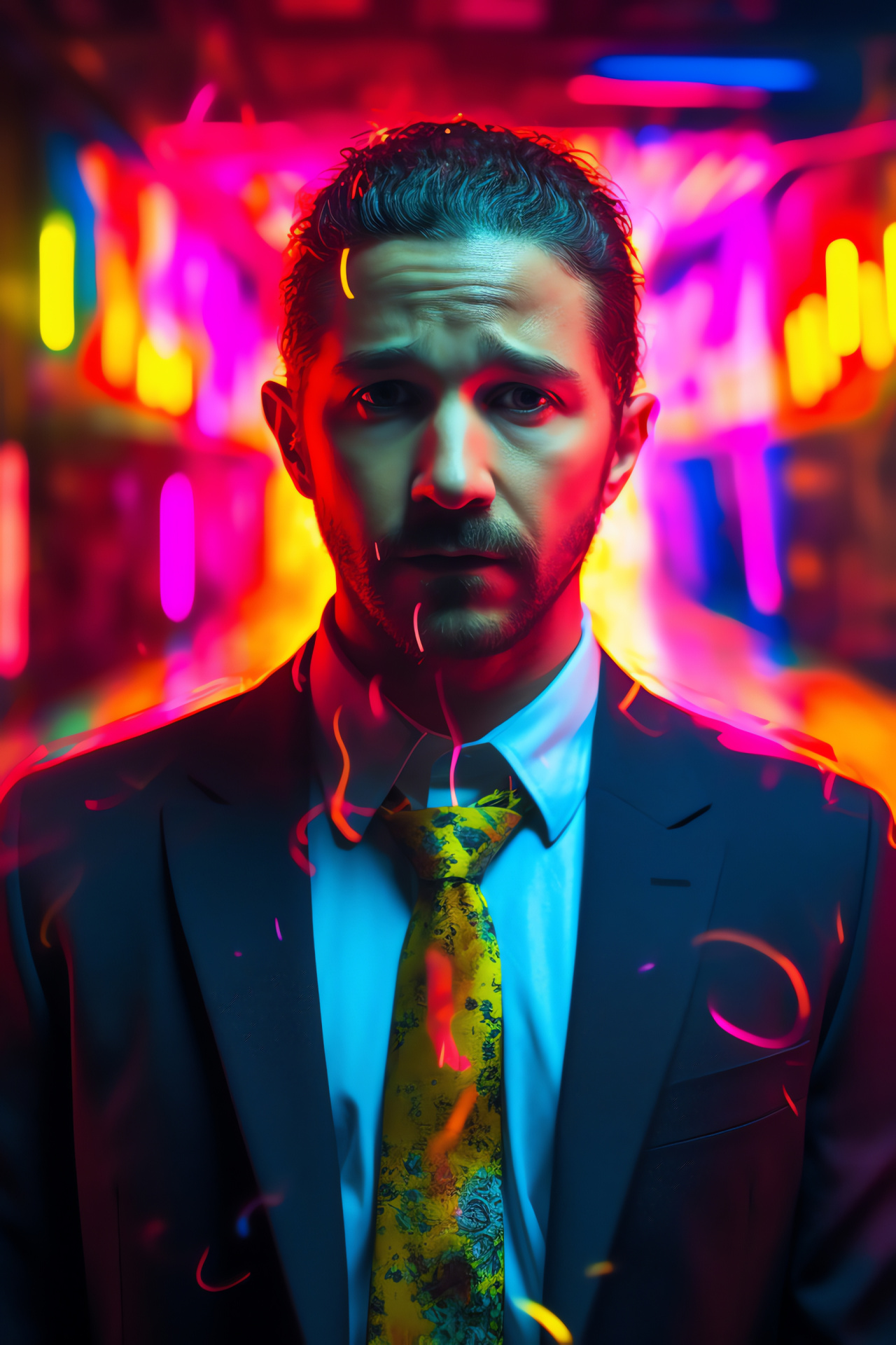 Shia Labeouf, Viral video, Intense motivation, Contemporary actor, Pop culture phenomenon, HD Phone Image