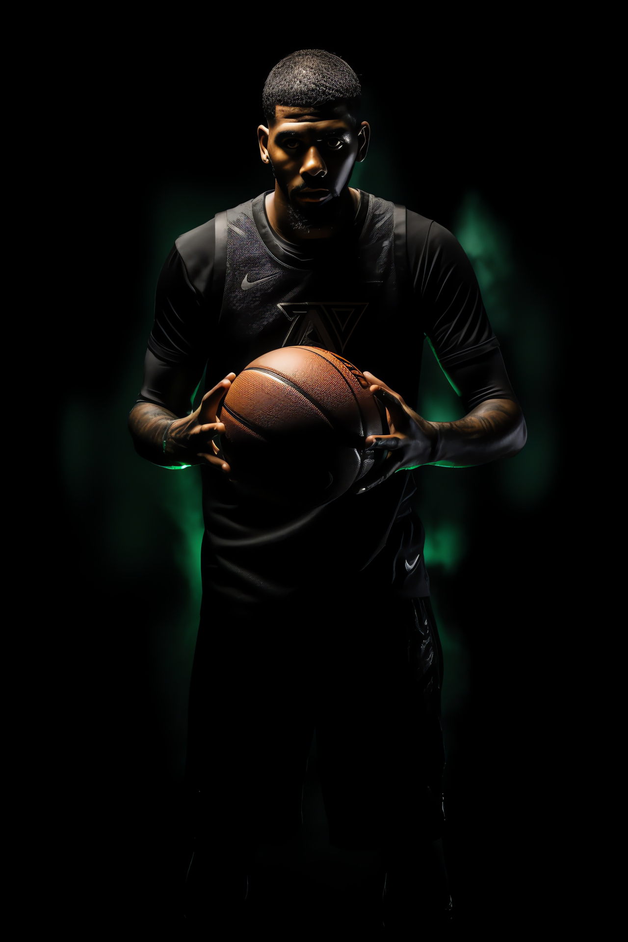 NBA Live Kyrie Irving, Agile guard play, Professional basketball representation, In-game athlete strategy, Basketball court finesse, HD Phone Wallpaper